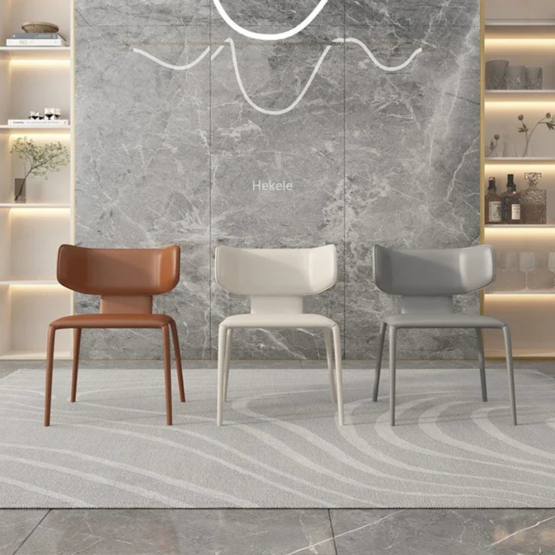 Italian Chaise Dining Chair - Elegant Upholstered Side Chair for Kitchen, Dining Room & Lounge - Perfect for Home Decor & Entertaining