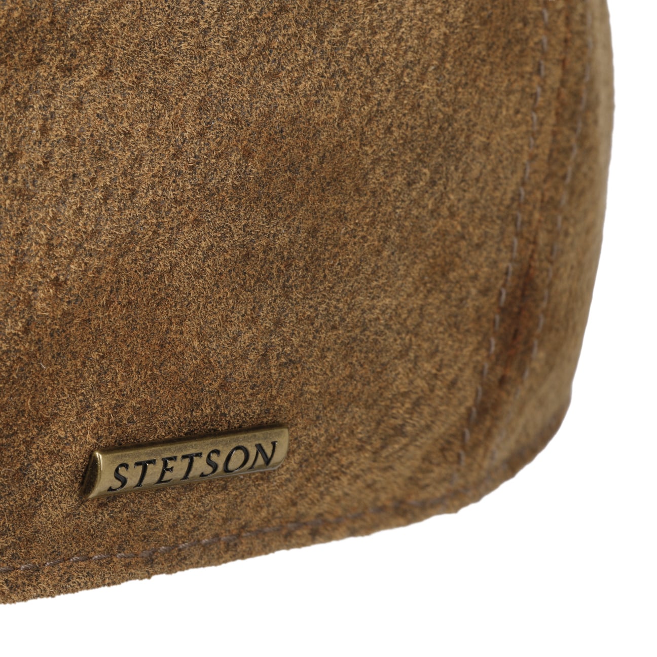 Stetson Pigskin Flat Cap with Ear Flaps - Warm Winter Hat for Men, Outdoor Hunting & Casual Wear