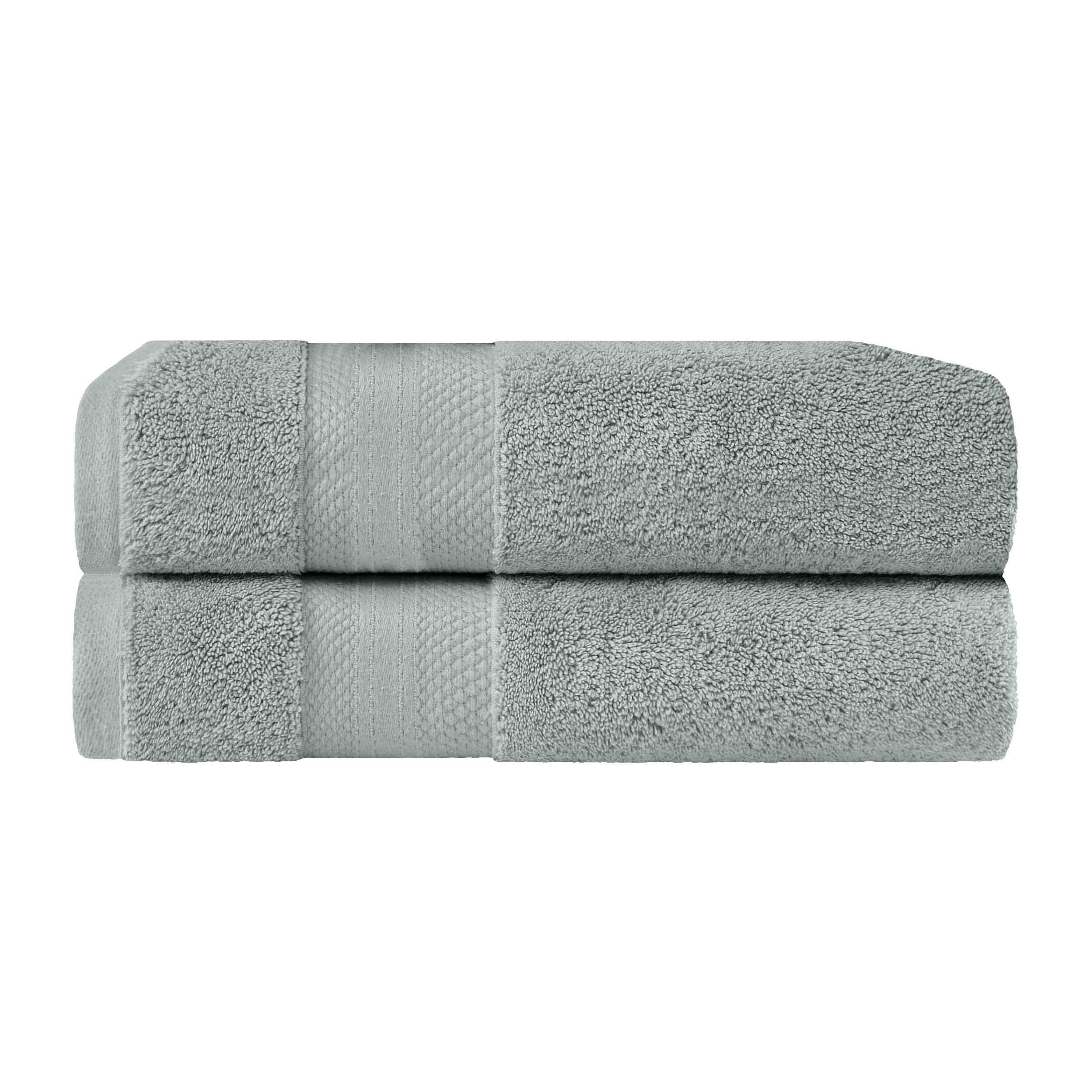 Premium 2-Piece Turkish Cotton Bath Towel Set - Ultra Soft, Highly Absorbent & Quick-Drying - Perfect for Spa, Bathroom & Luxury Home Use