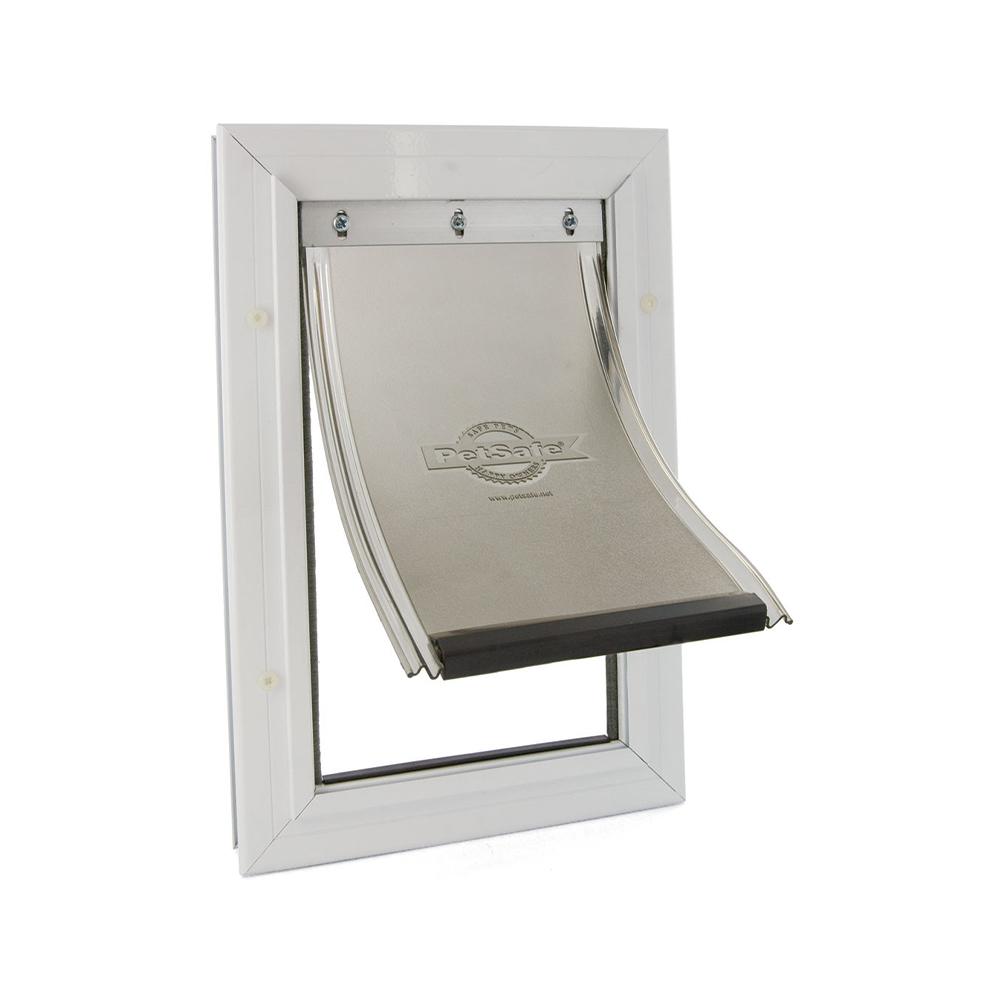 Freedom Aluminum Pet Door - Durable & Weatherproof Dog & Cat Door for Indoor/Outdoor Use - Perfect for Homes, Apartments & Backyards