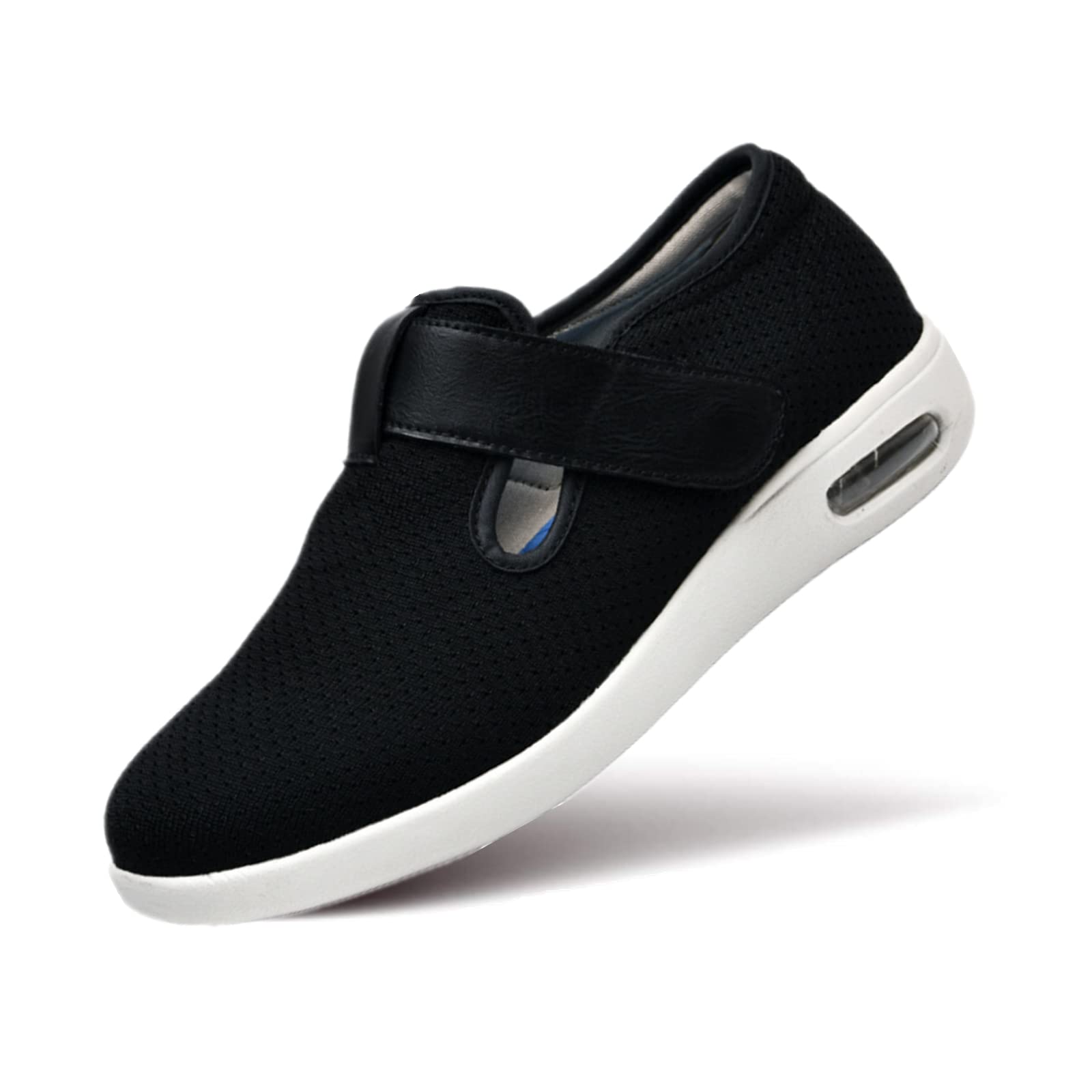 Diabetic Shoes for Women & Men - Wide Adjustable Closure Walking Sneakers for Swollen Feet, Diabetes & Edema - Breathable Non-Slip Large Size Unisex Shoes for Indoor & Outdoor Use - Ideal for Daily Walking, Work & Travel