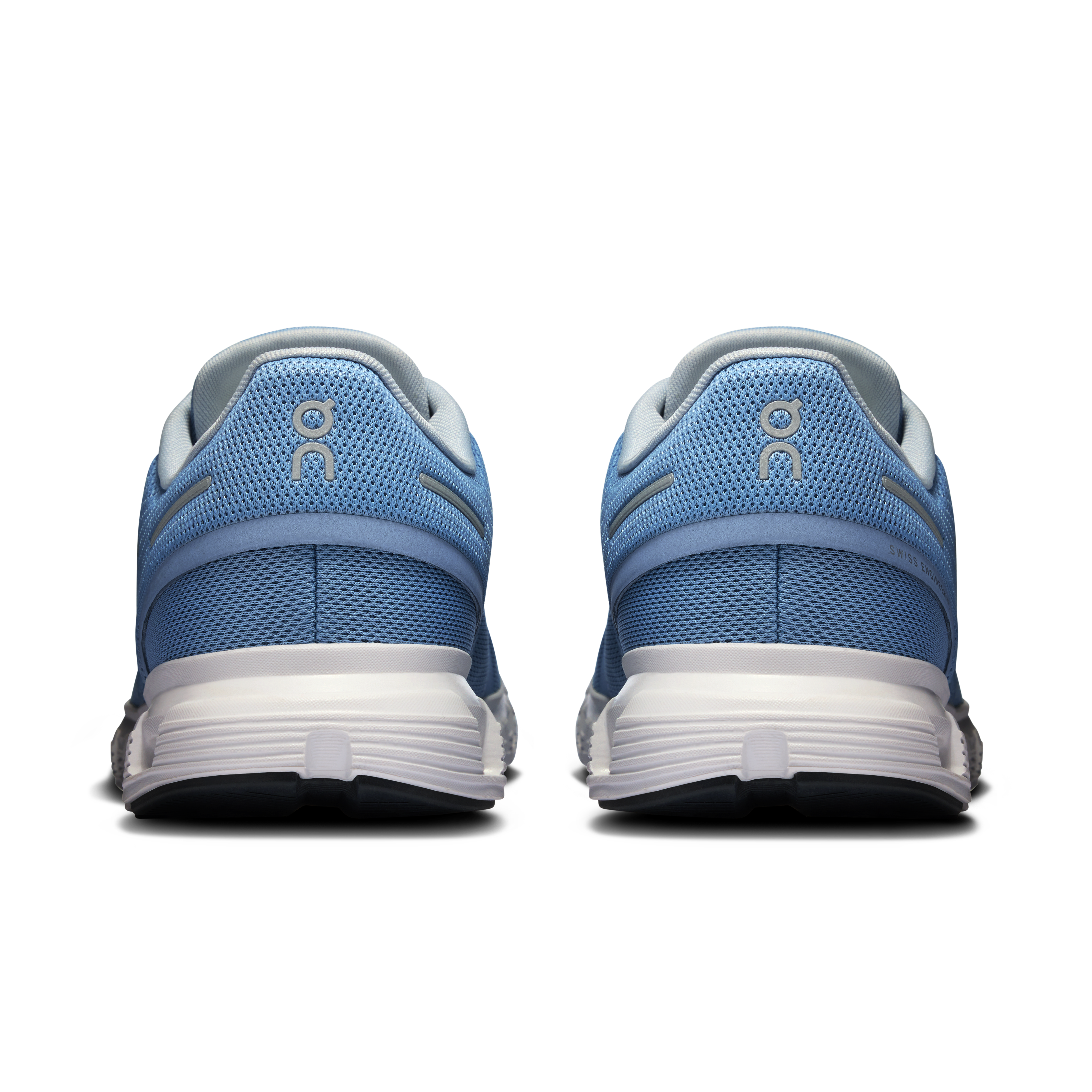 On Running Women's Cloud 6 Running Shoes - Lightweight & Breathable Sneakers for Women in Chambray/White | Perfect for Jogging, Gym Workouts & Everyday Wear