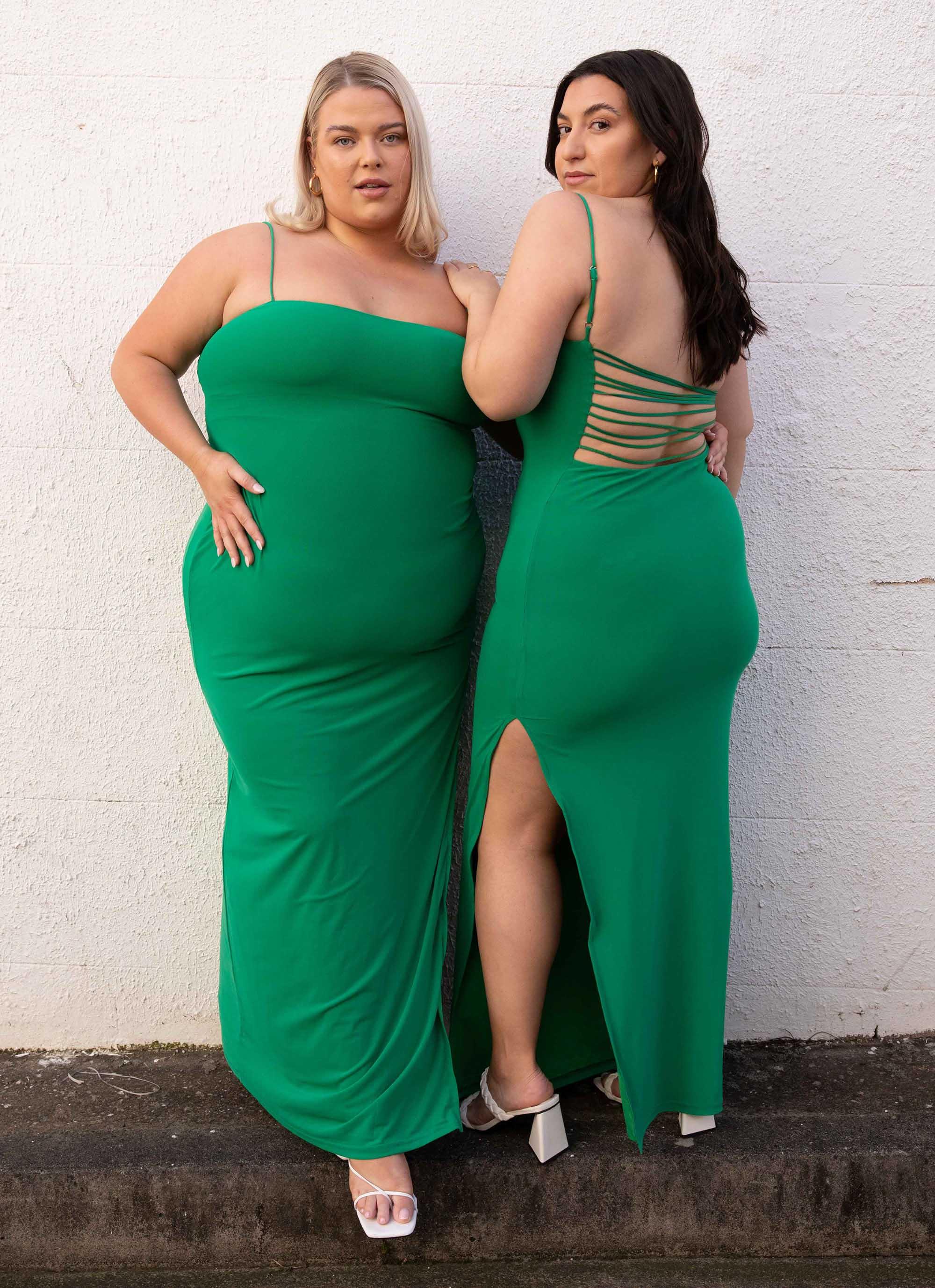 Heading West Maxi Dress - Flowy Boho Summer Dress in Jade Green for Beach, Vacation & Casual Outings