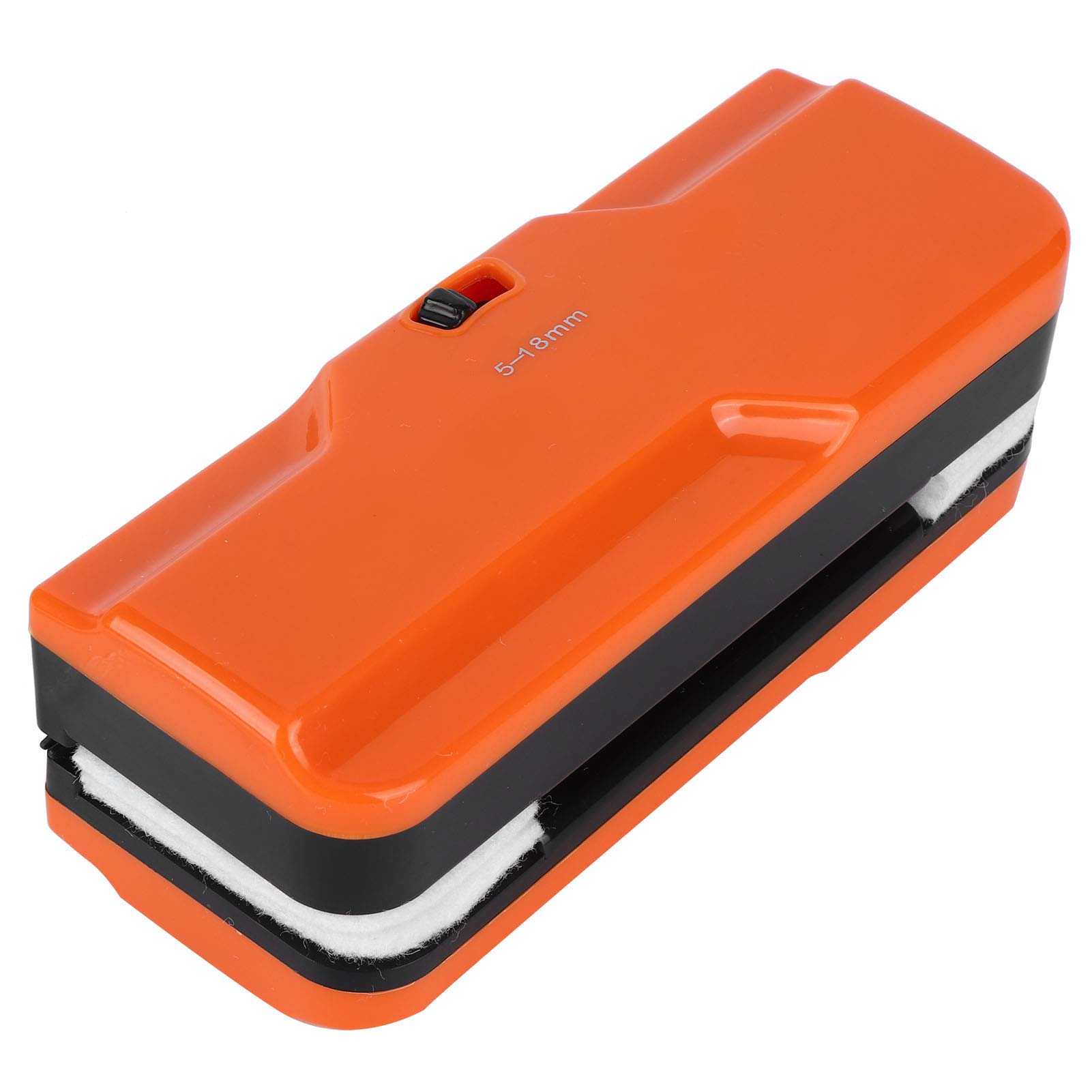 Yosoo Magnetic Window Cleaner - Adjustable Double-Sided Glass Wiper for Home & Office Use (Orange) - Perfect for High Windows, Glass Doors, and Skylights Cleaning