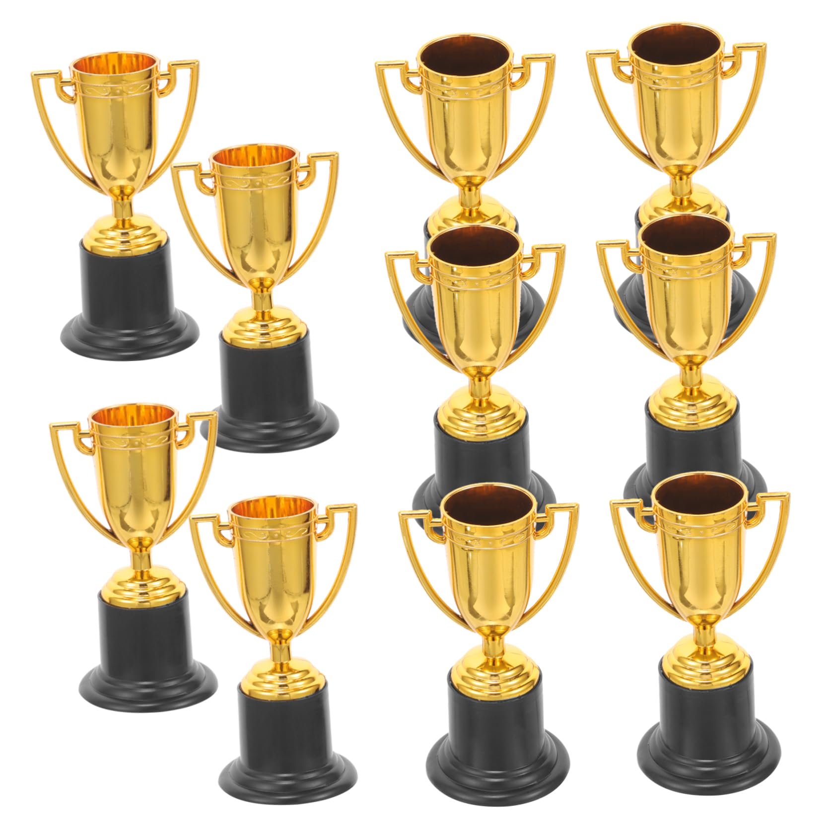 BESPORTBLE 20-Piece Mini Football Trophy Awards - Reusable Plastic Decor for Kids' Room, Sports Party & School Events