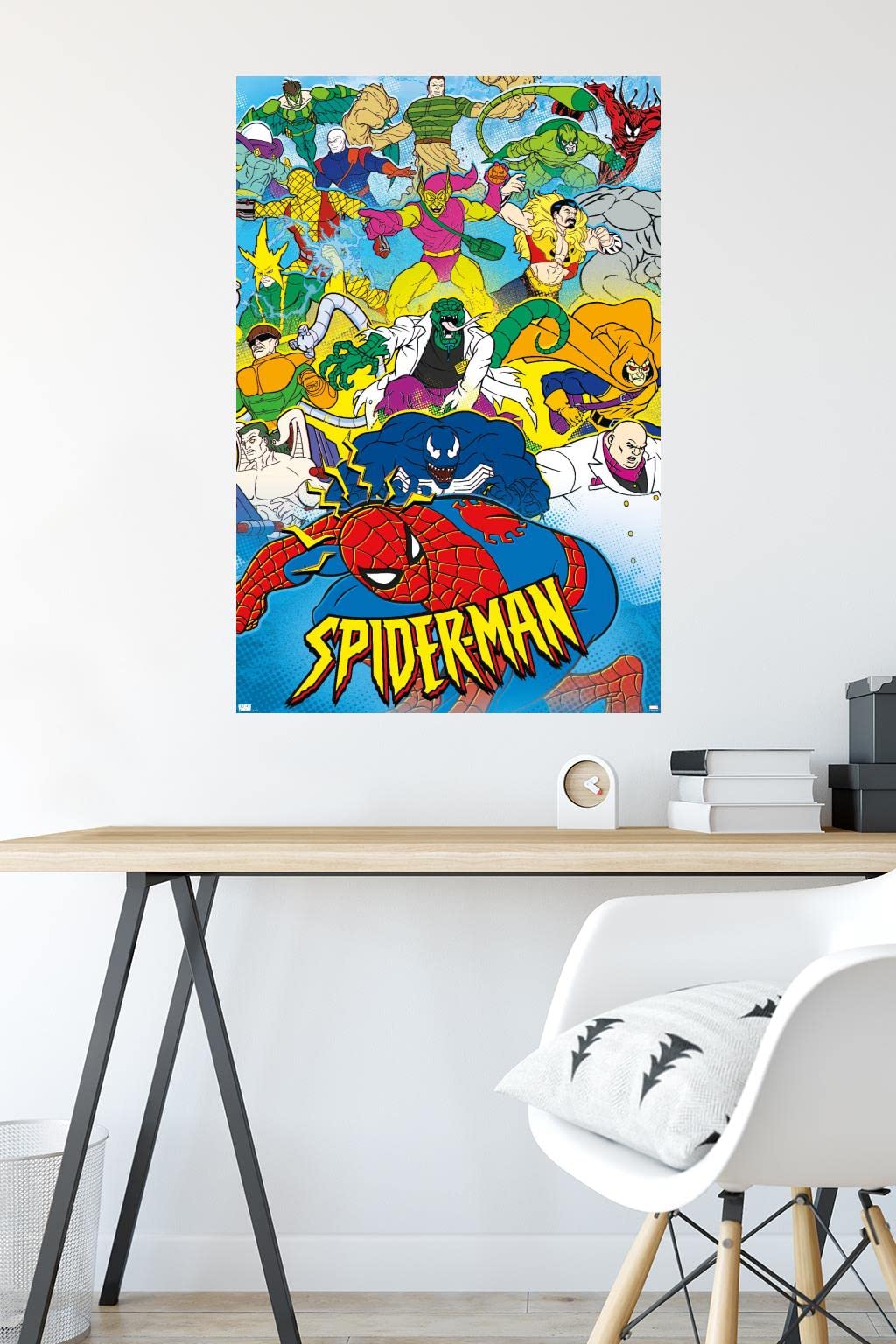 Marvel Comics Spider-Man 90s Animated Wall Poster - 34