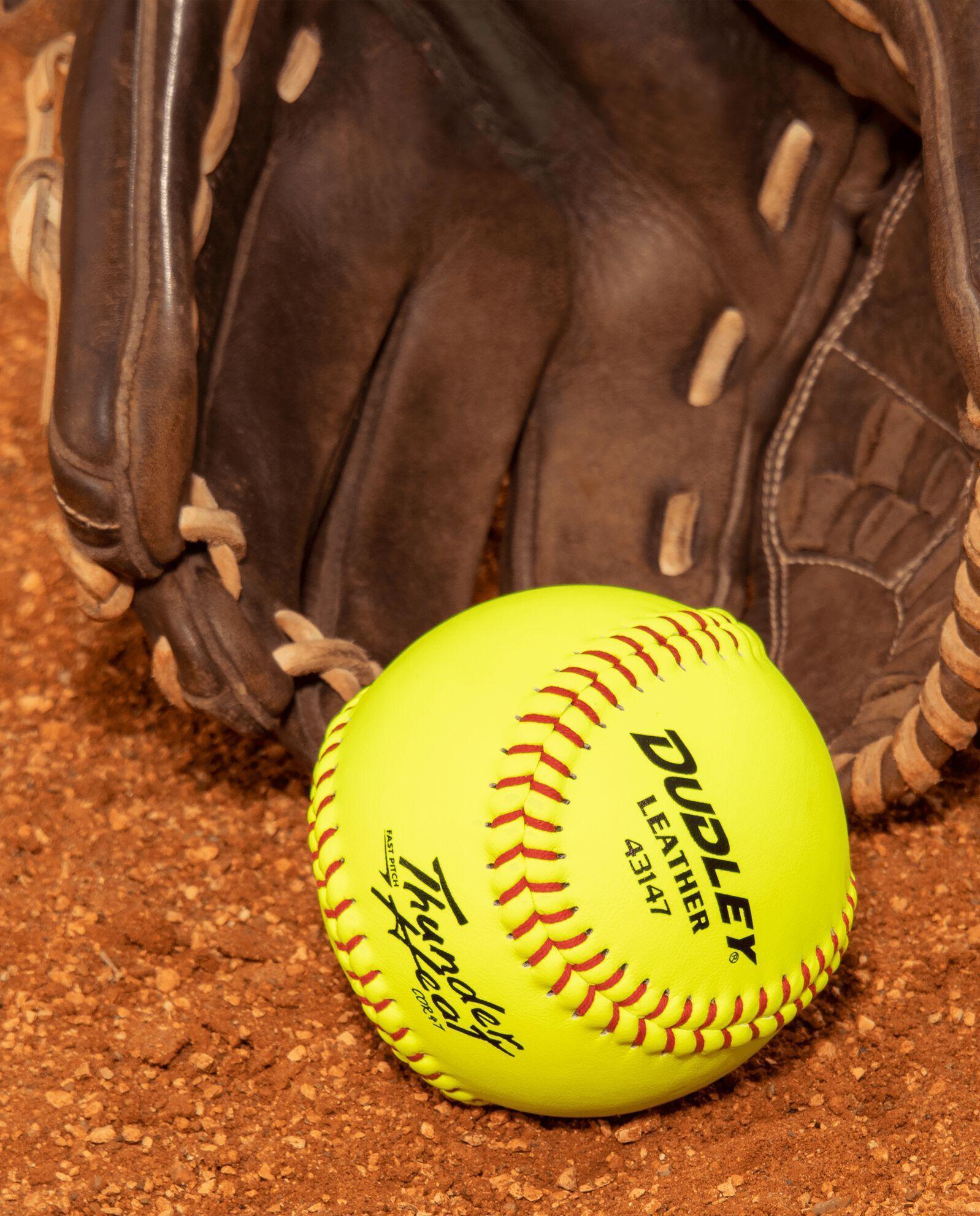 Dudley 12 NFHS Thunder Heat Fastpitch Softballs (Dozen) - Official Game Balls for High School & College Softball | Perfect for Practice & Competitive Play