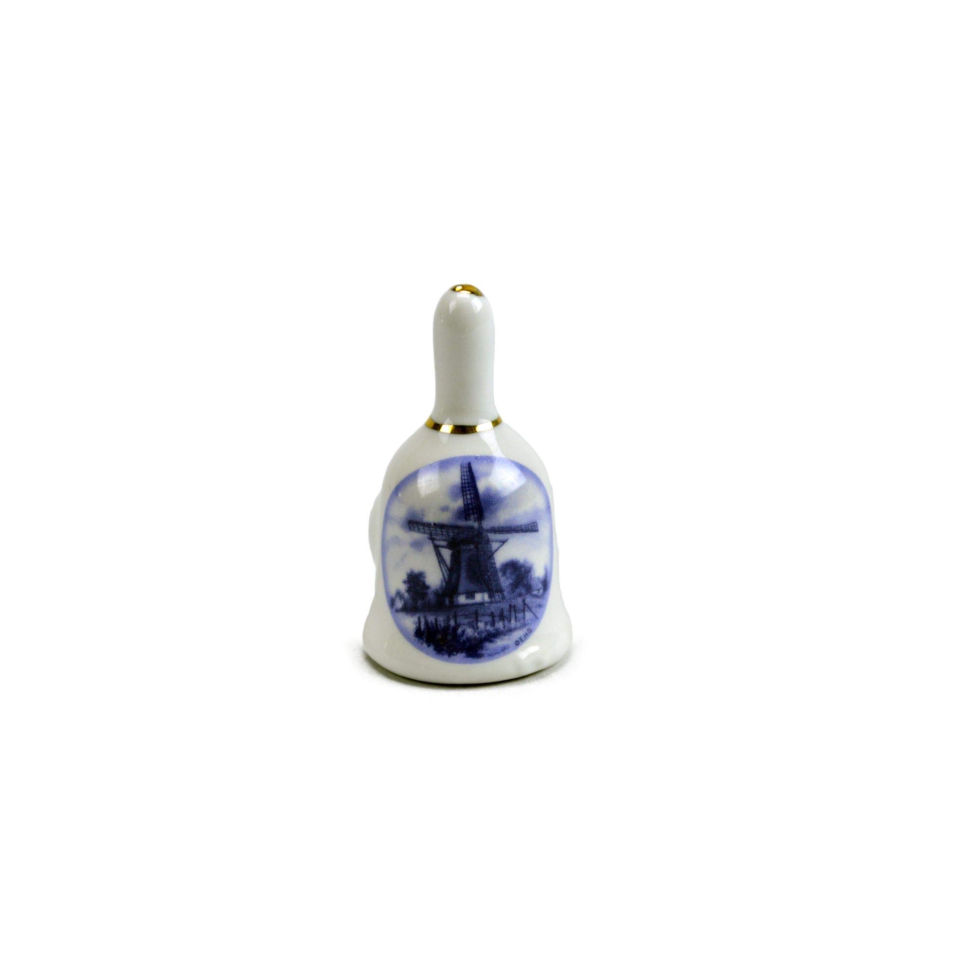 European Windmill Bell Magnet Souvenir - Handcrafted Dutch Decorative Gift for Home, Office & Travel - Perfect for Refrigerator, Lockers & Scrapbooking