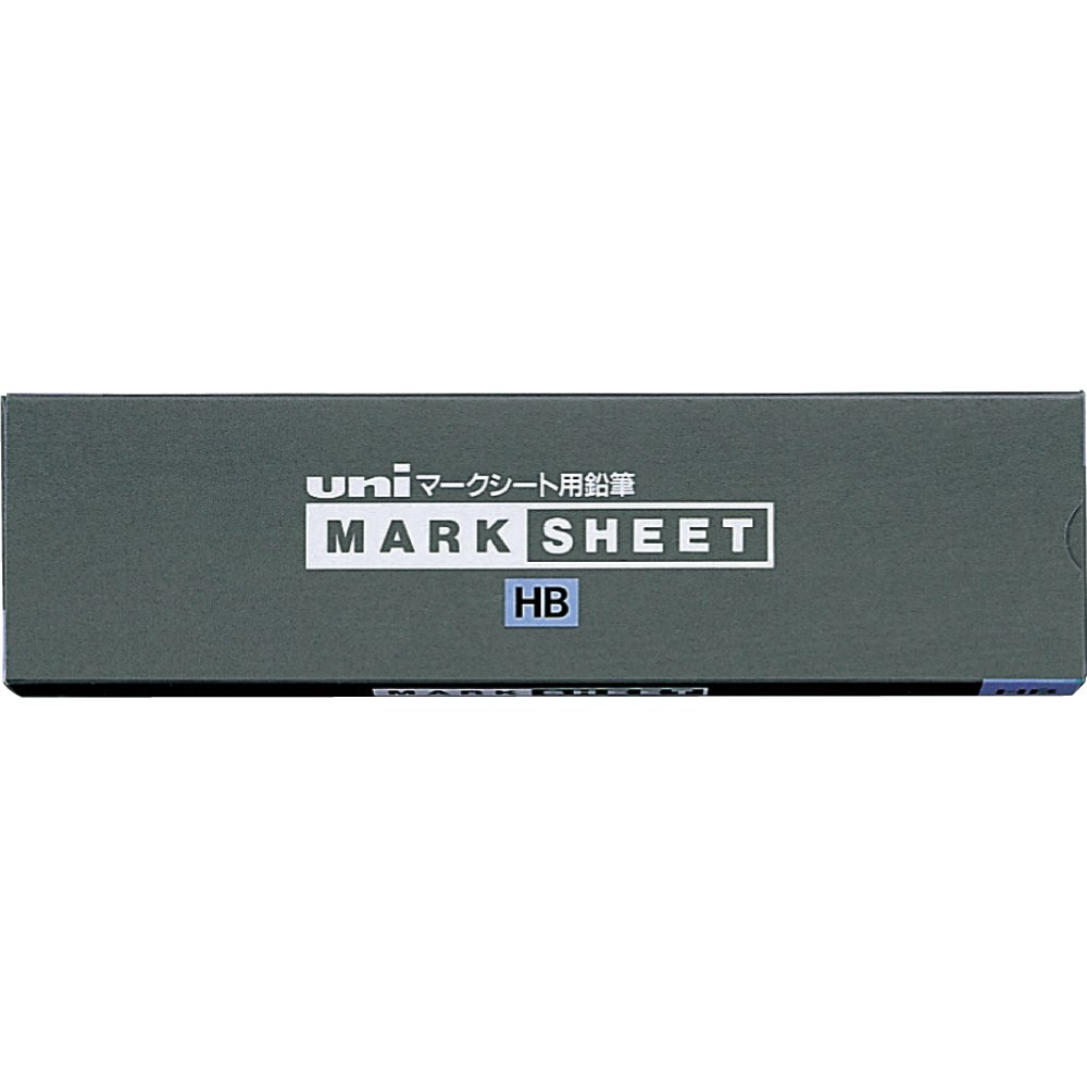 Mitsubishi Pencil Uni for Mark Sheet HB - 12 Pack (1 Dozen) - Perfect for Standardized Tests, Scantron Sheets & Bubble Answer Sheets