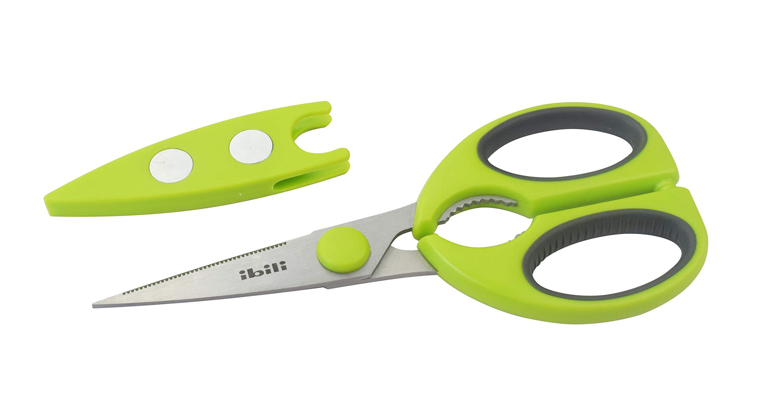 IBILI Premium Kitchen Scissors - Heavy Duty Stainless Steel Shears for Cutting Meat, Herbs, Poultry - Multipurpose Cooking & Food Prep Tool - Perfect for Home Chefs & Professional Kitchens