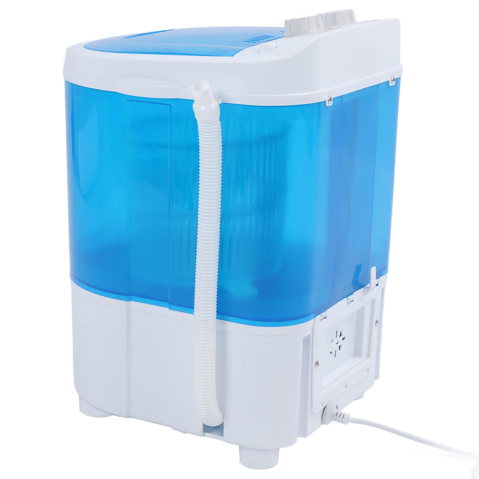 Portable Mini Washing Machine 10lbs Capacity - Compact, Energy Efficient & Ultra Quiet with Wash, Spin Dry & Timer - Perfect for Dorm, Apartment, RV & Small Spaces (110V US Plug) - Ideal for Laundry in Tight Spaces, Travel & Off-Grid Living
