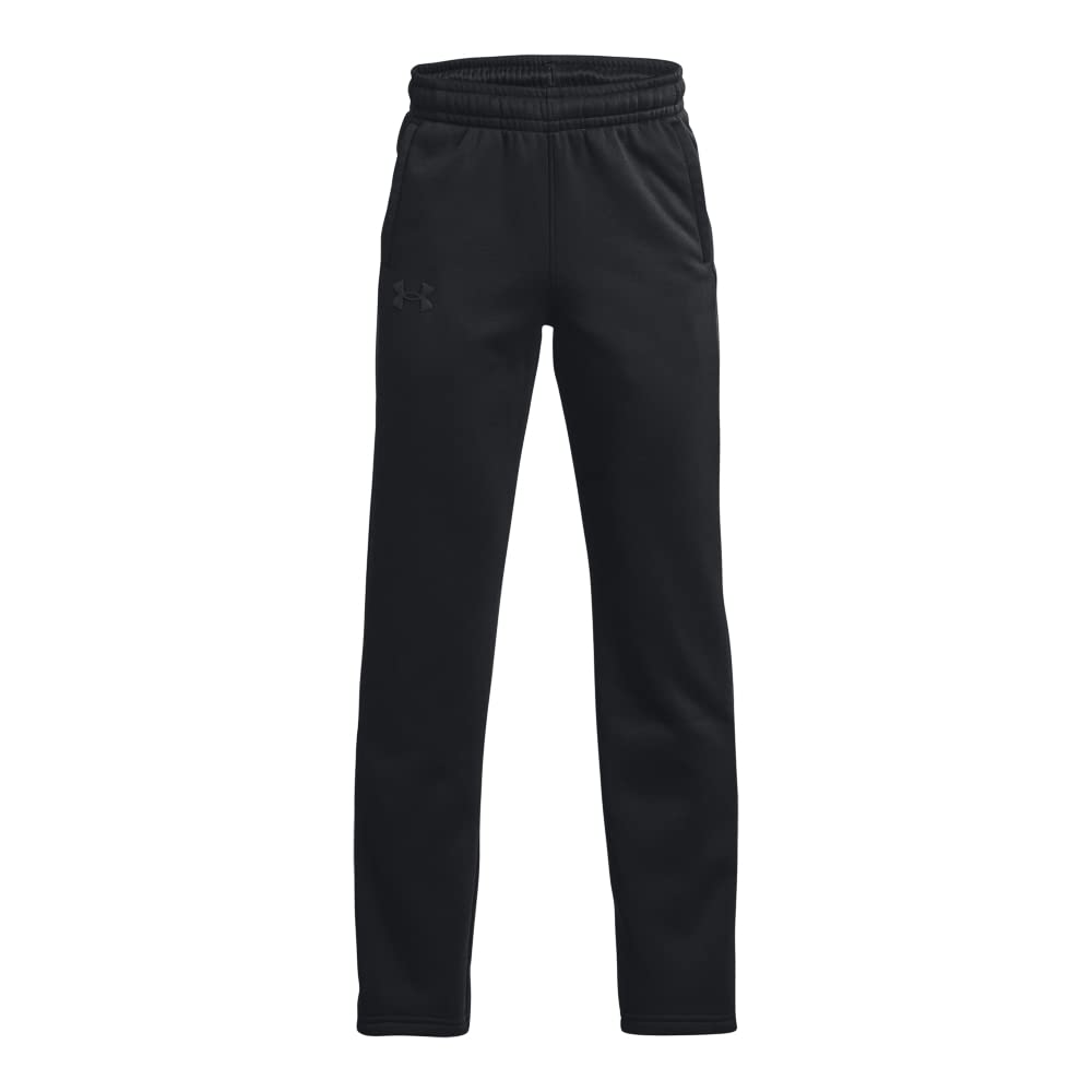 Under Armour Boys Armourfleece Straight Leg Pants - Warm Fleece Joggers for Kids, Athletic Training & Casual Wear
