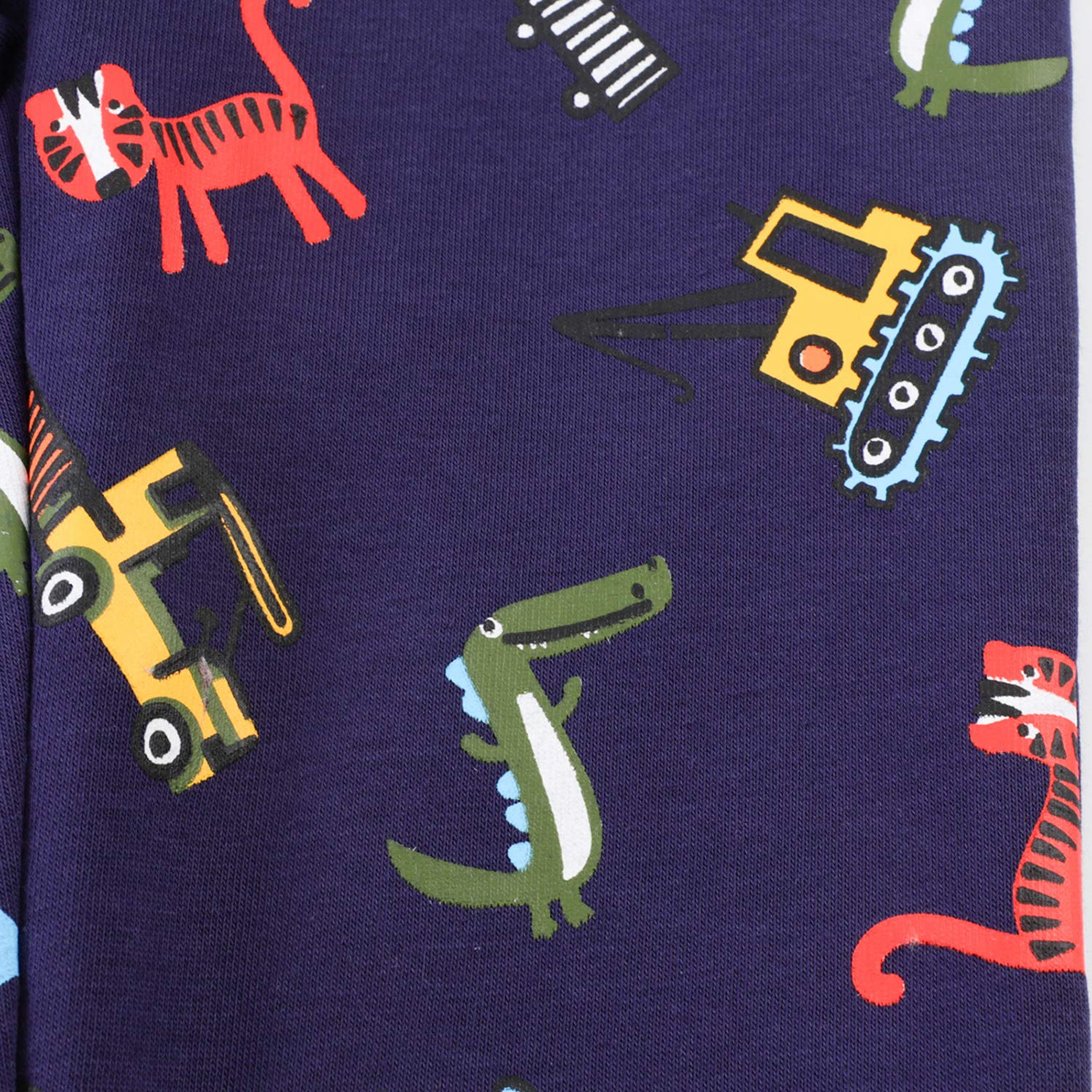 **Cute Cartoon Printed Boys' Elastic Knit Pants - Soft Cotton Casual Sweatpants for Toddlers | Playtime, School & Everyday Wear**