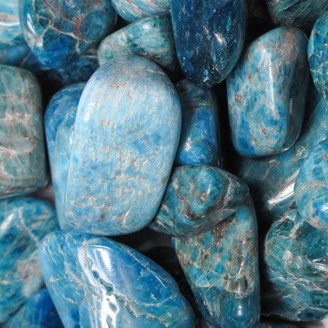 Natural Apatite Tumbled Pocket Stone - Healing Crystal for Meditation, Stress Relief & Positive Energy - Perfect for Home, Office & Travel Use