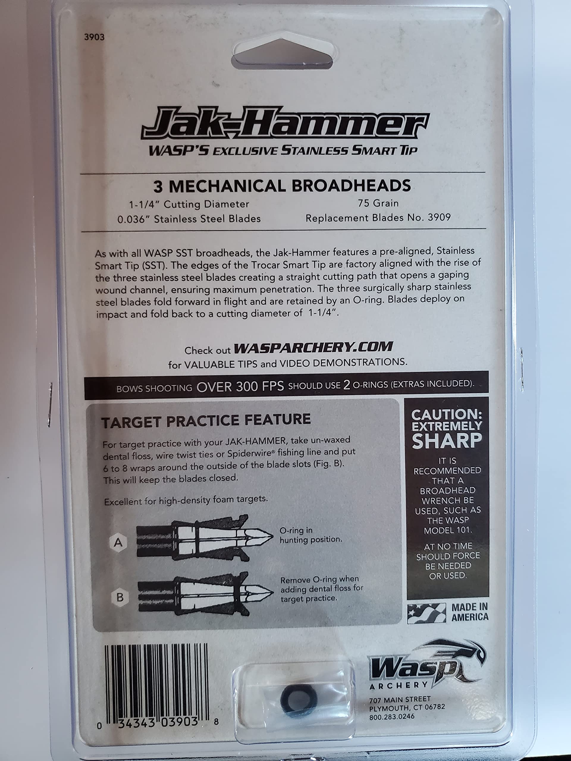 Wasp Jak-Hammer 75 SST 1-1/4