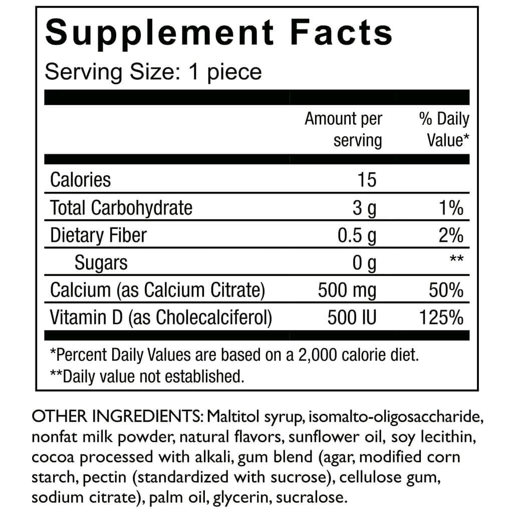 Calcium Citrate Soft Chews for Adults - Delicious & Easy to Take - Supports Bone & Joint Health - Perfect for Daily Supplement & Active Lifestyle