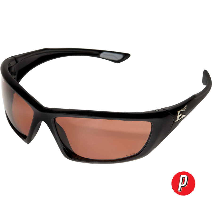 EDGE Polarized Safety Glasses - ANSI Z87.1 Certified UV Protection for Outdoor Work, Cycling & Driving | Anti-Fog, Lightweight & Durable Safety Eyewear