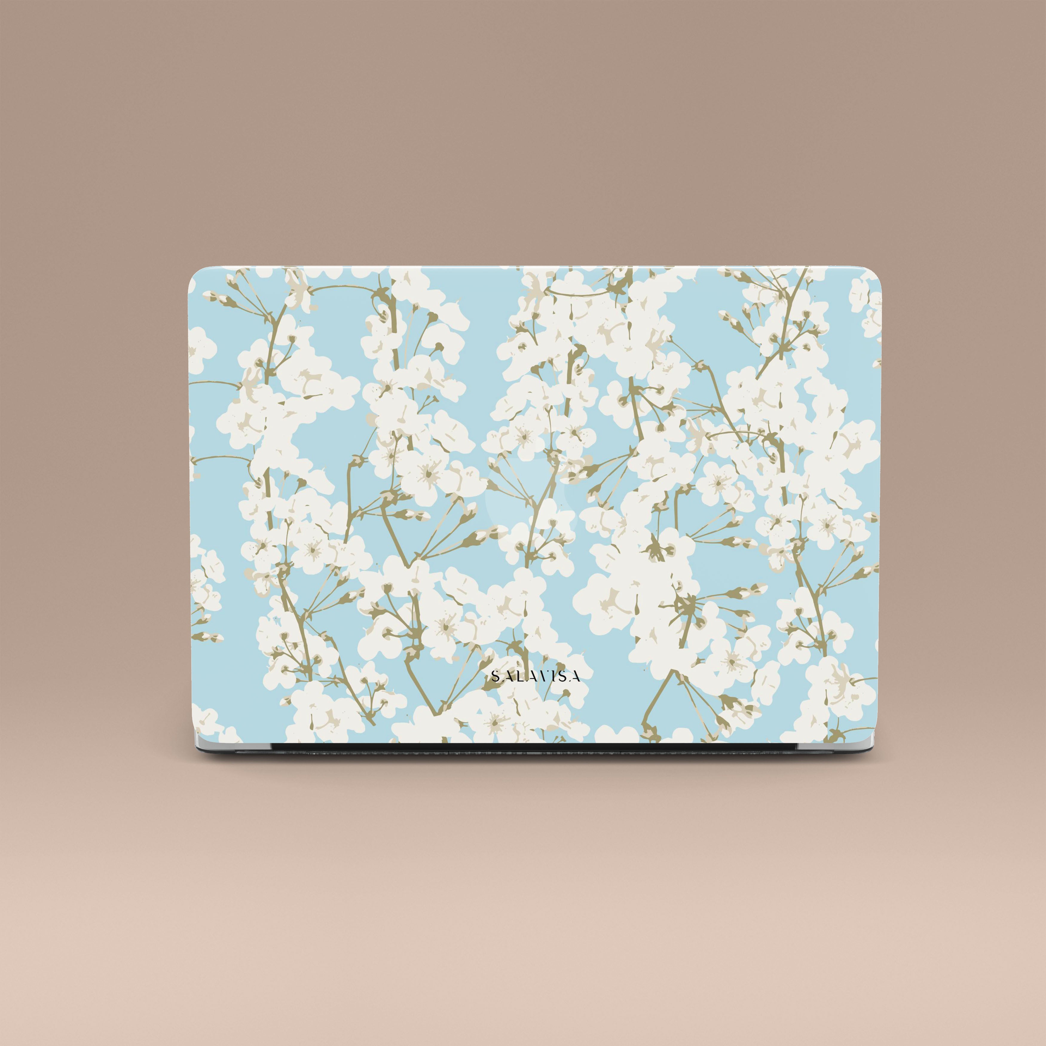 Premium Spring Apple Flower MacBook Case - Stylish Protective Cover for MacBook Air/Pro - Perfect for Work, Travel & School