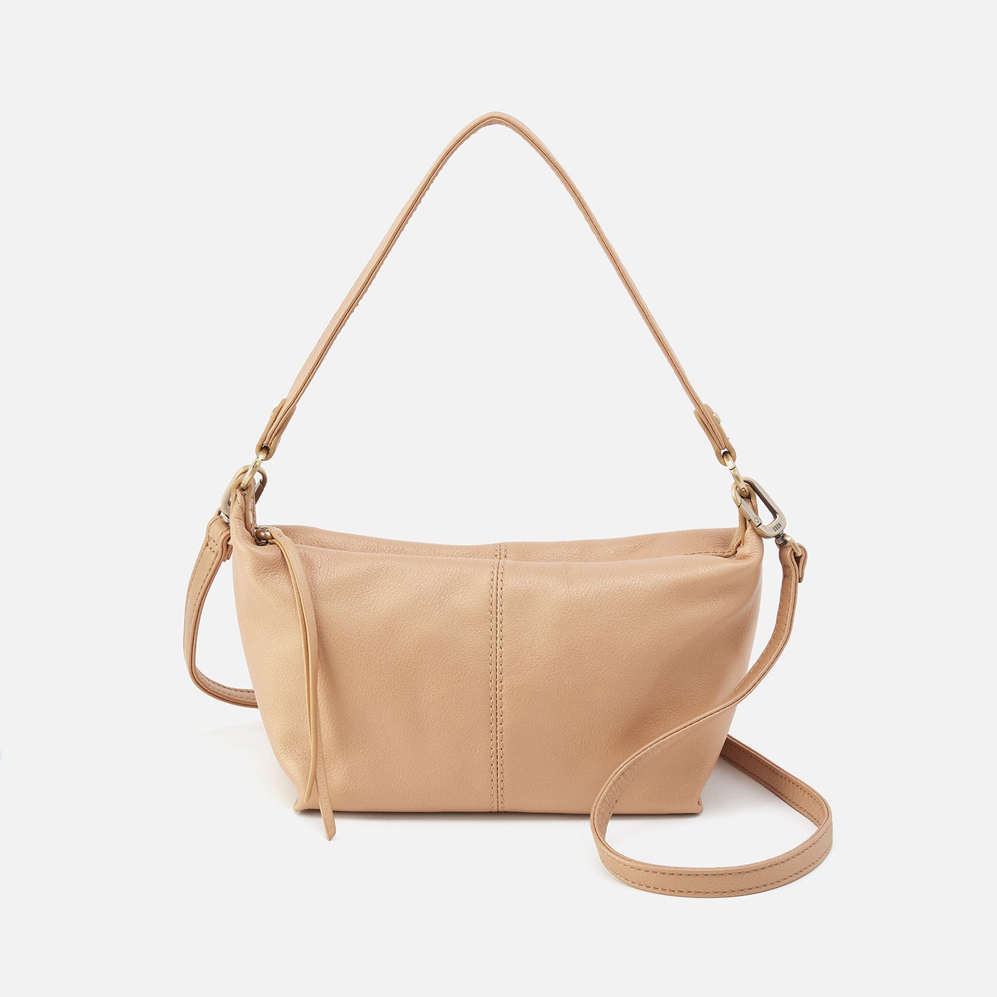 Laguna Crossbody Bag in Metallic Leather - Dusty Gold | Stylish Women's Shoulder Purse for Everyday Use, Travel & Date Night