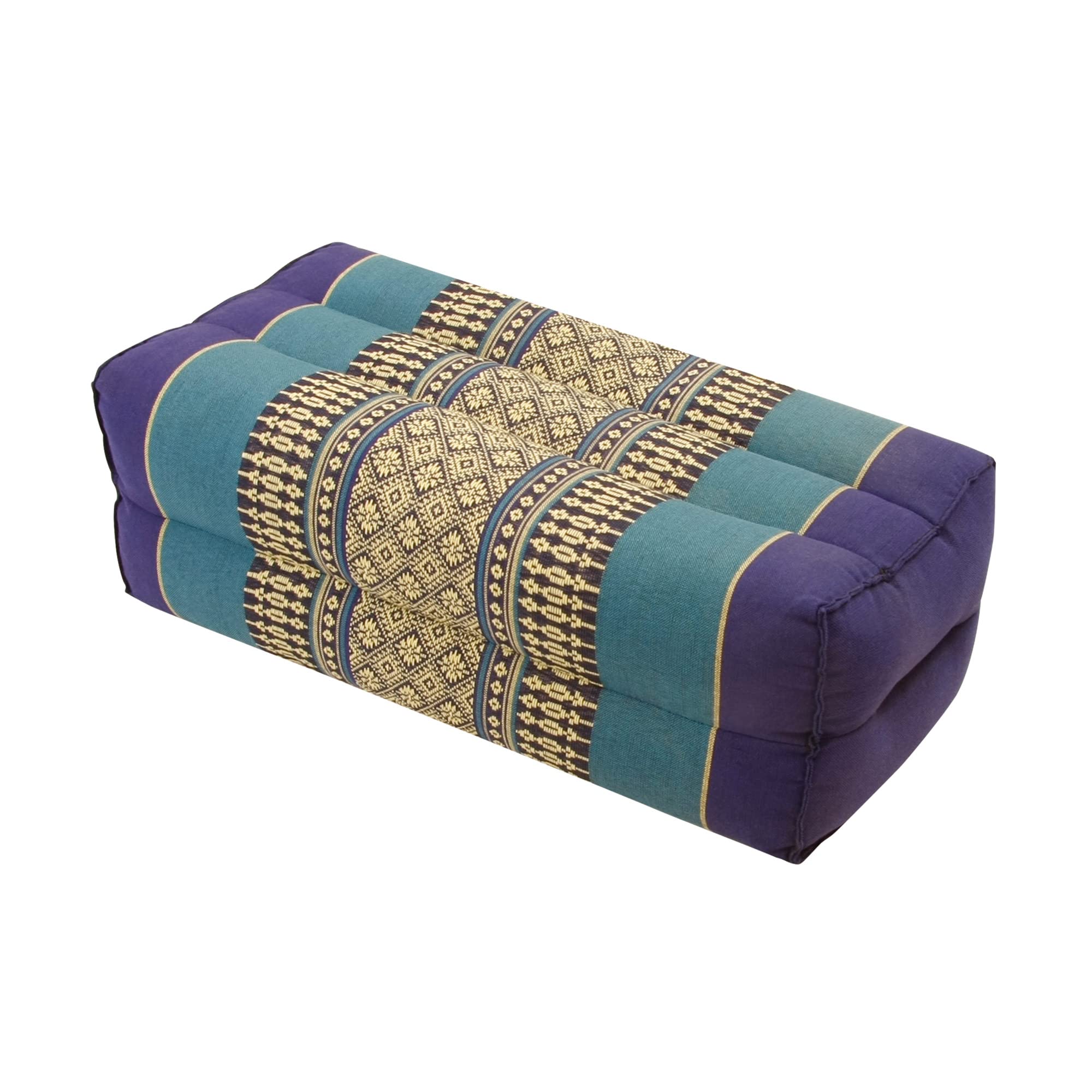 Organic Kapok Filled Meditation Cushion - Water-Resistant Yoga Pillow for Comfortable Seating & Meditation Practice - Perfect for Home, Studio & Outdoor Yoga Sessions