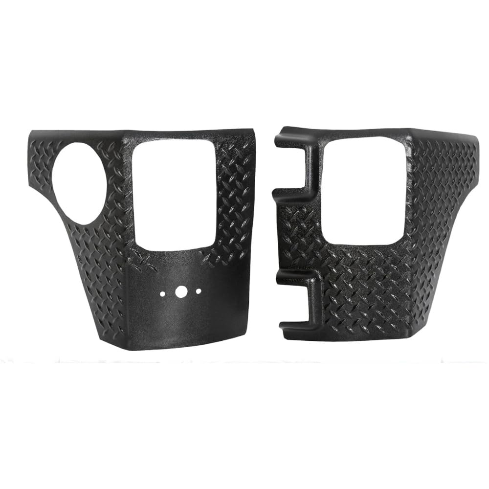 Jeep Wrangler Rear Corner Guards Kit Tail Cover (2007-2017) - Durable Black Plastic Protection for Off-Road Adventures & Daily Driving