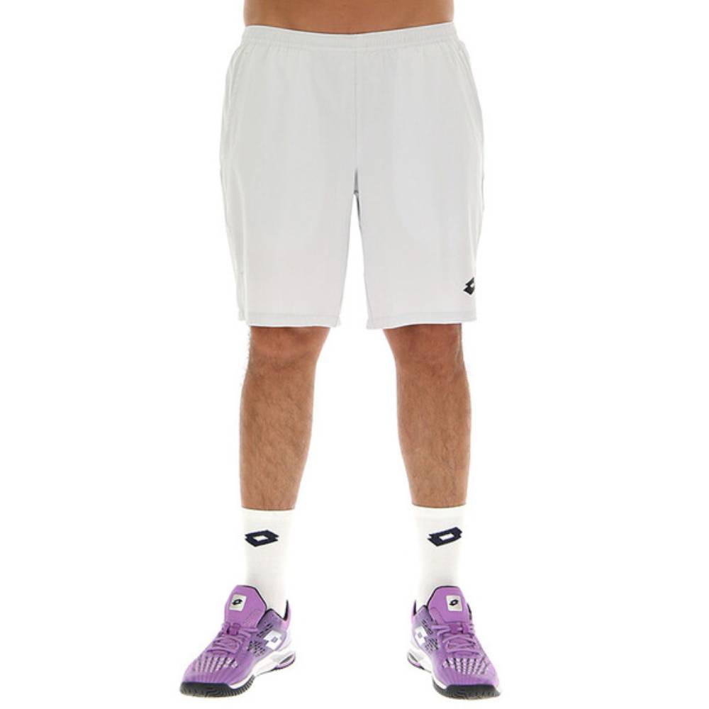 Lotto Men's Top II 9-Inch Shorts - Grey | Comfortable Athletic Shorts for Running, Gym & Casual Wear
