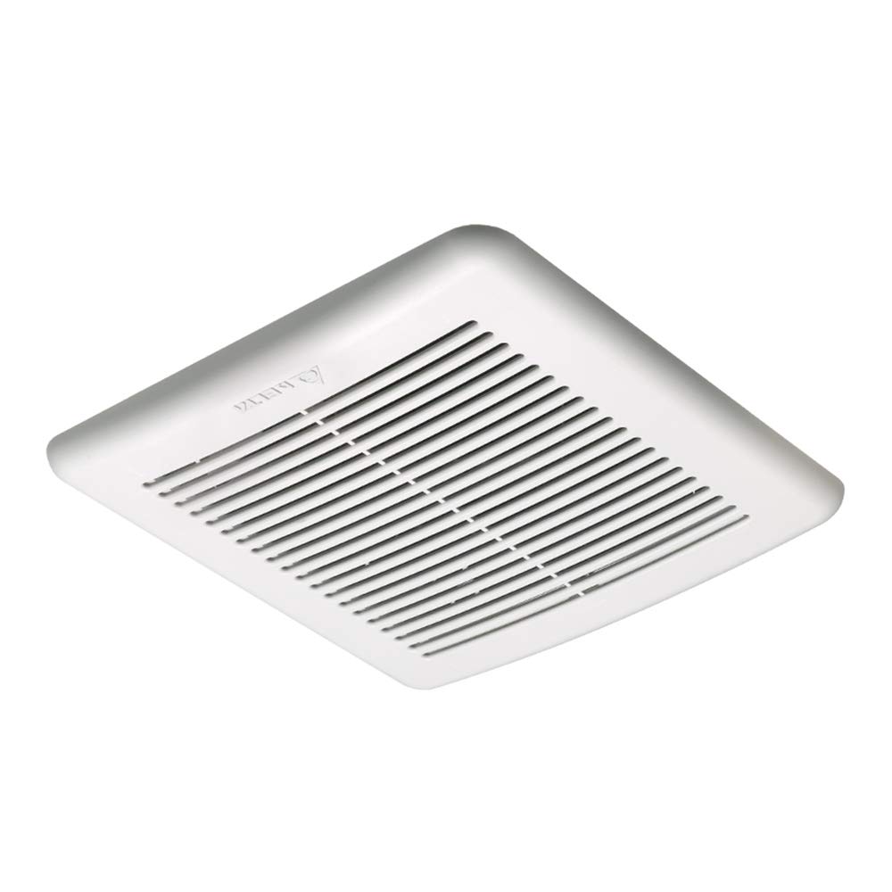 Delta BreezGreenBuilder GBR80 80 CFM Bathroom Exhaust Fan - Energy Efficient Ventilation for Bathrooms, Kitchens & Laundry Rooms - Silver (GBR Series by Delta Electronics)