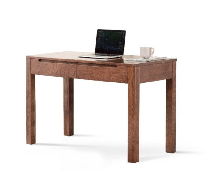 Premium Solid Wood Office Desk - Oak & Beech - Modern Home Office Furniture for Remote Work & Study