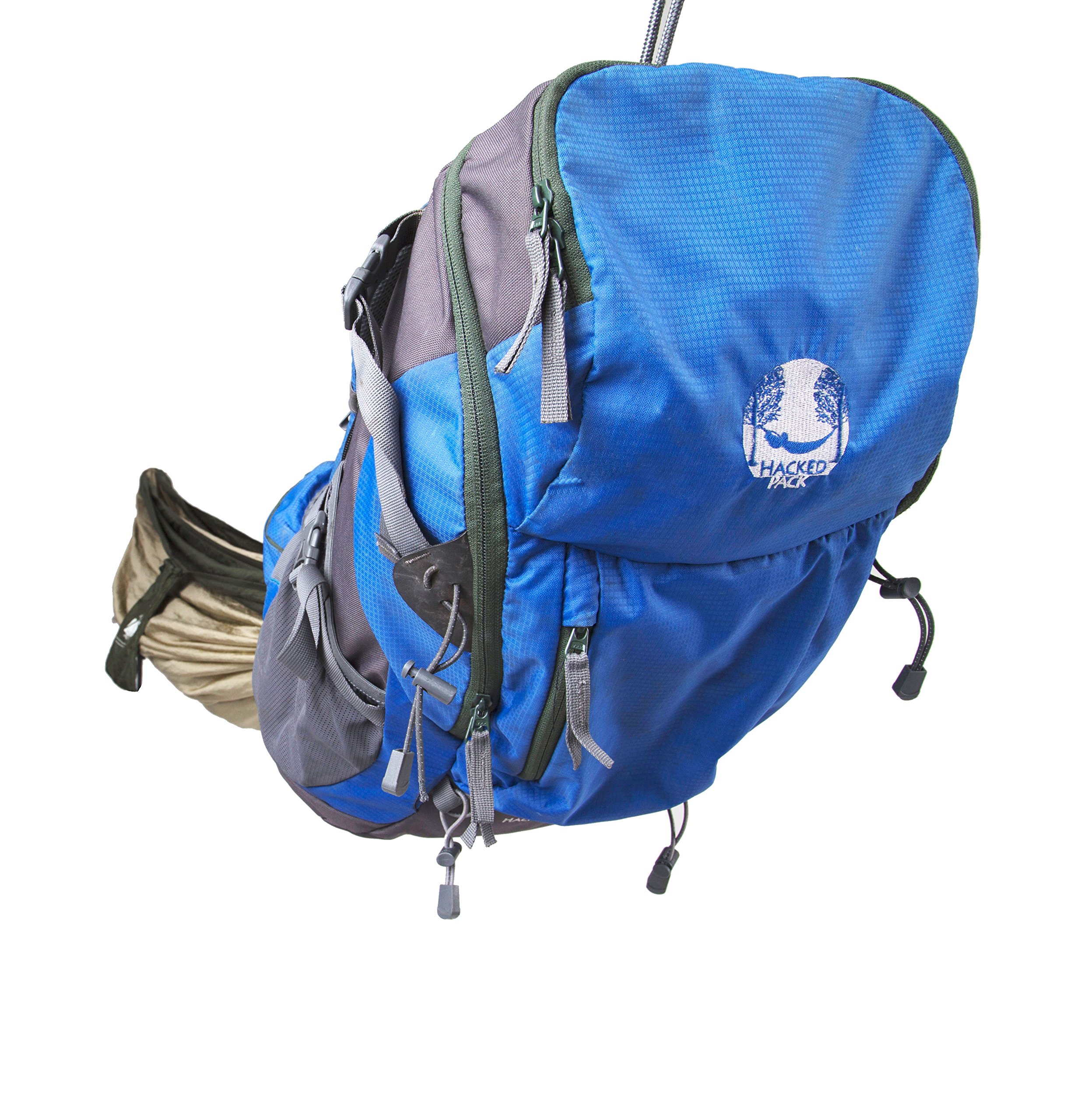 Double Wide Hammock Backpack - 25L Lightweight & Durable Travel & Camping Gear Bag for Hiking, Beach Trips and Outdoor Adventures
