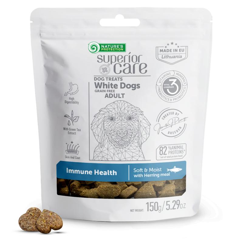 Premium Herring Dog Treats for Adult Dogs - Immune Health Support - Perfect for Training & Rewards