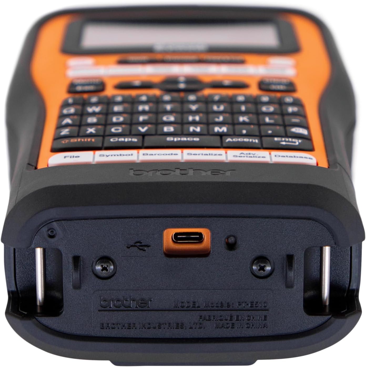Brother PT E510VP P-Touch Edge Handheld Industrial Label Printer Kit - Waterproof & Durable Labels for Warehouse, Office & Retail Organization