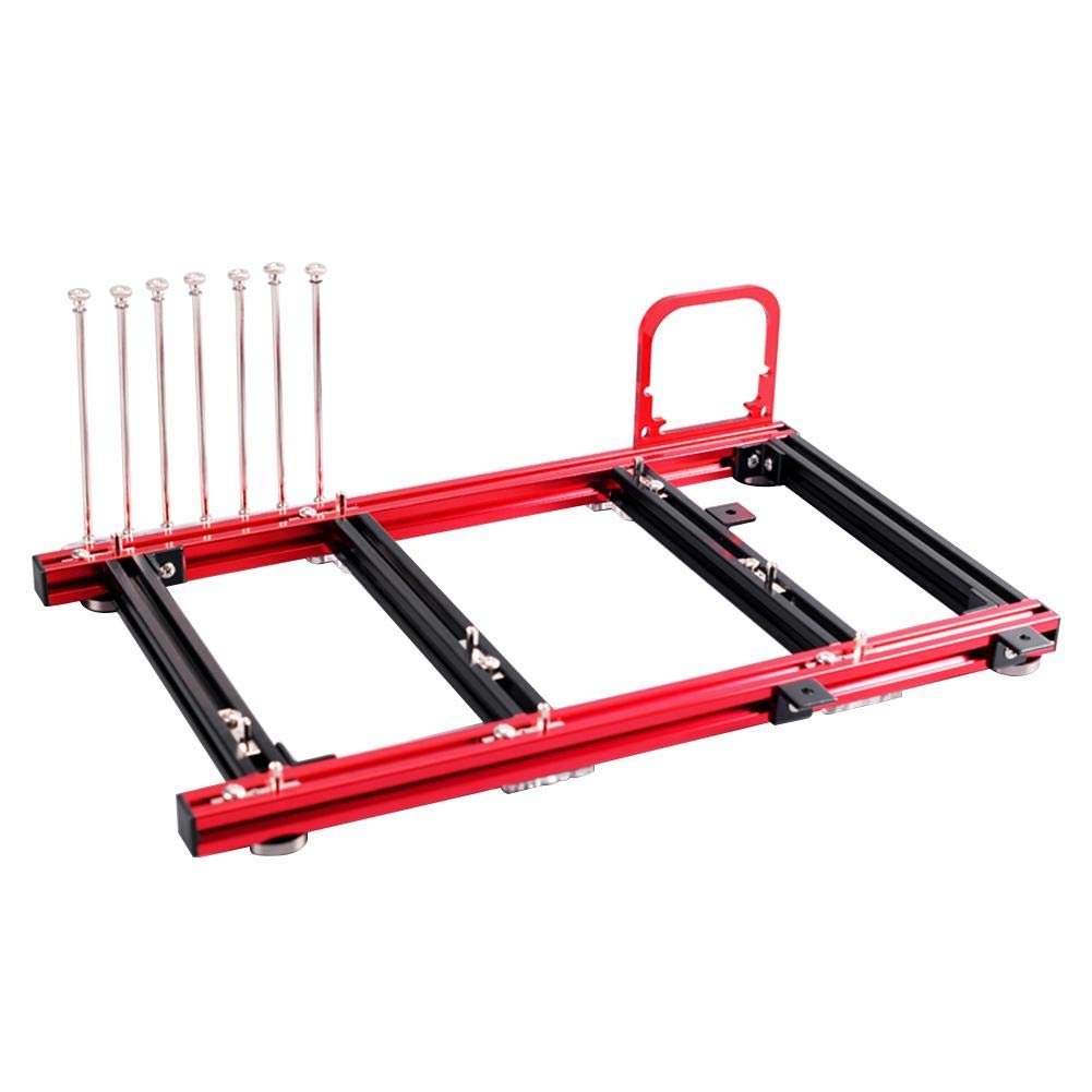 EBTOOLS Open Air ATX Computer Case - Aluminum Alloy Motherboard Test Bench & DIY Mini Frame for PC Builders | Perfect for Gaming Rigs, Hardware Testing & Computer Repair Workstations