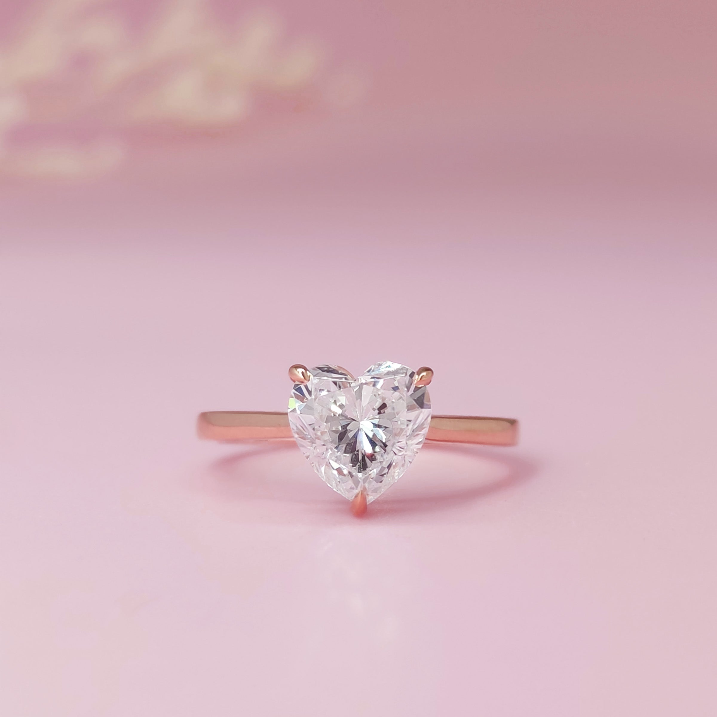 Heart Shape Moissanite Ashes Ring - Memorial Jewelry for Loved Ones | Perfect for Remembrance, Sympathy Gifts & Special Occasions