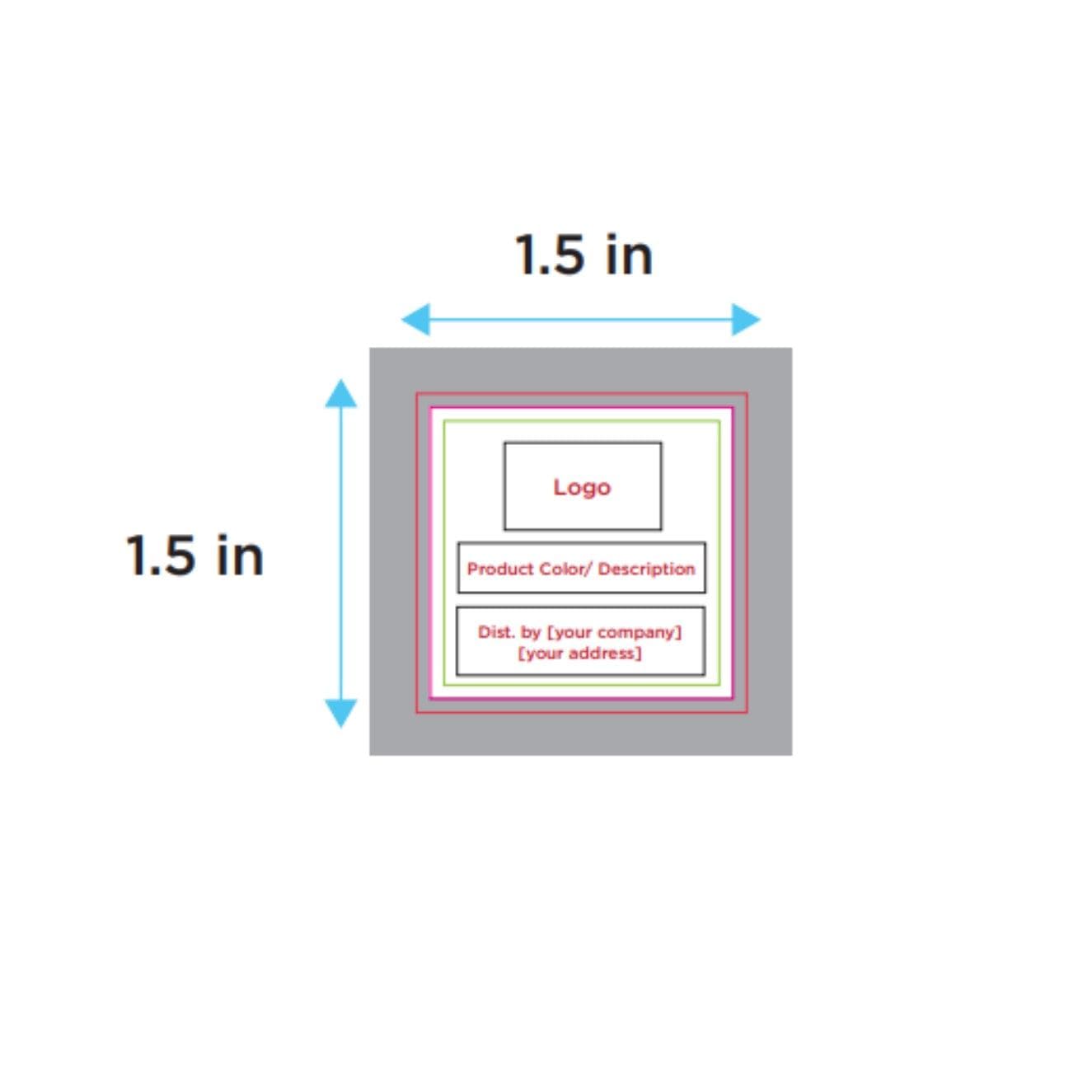 Custom 1x1 Inch Gift Box Labels - Personalized Stickers for Wedding Favors, Party Decorations & DIY Crafts