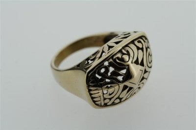 Authentic Hindu Bronze Ring - Spiritual Jewelry for Meditation & Yoga - Perfect for Puja Ceremonies & Cultural Events