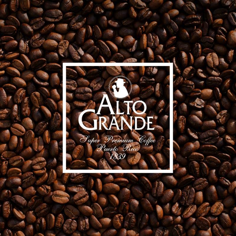 Alto Grande Super Premium Coffee Ground - Single Origin Puerto Rican Coffee, 8.8oz Canister (Pack of 6) - Rich Aroma & Smooth Taste for Home Brewing, Office Use & Gifts
