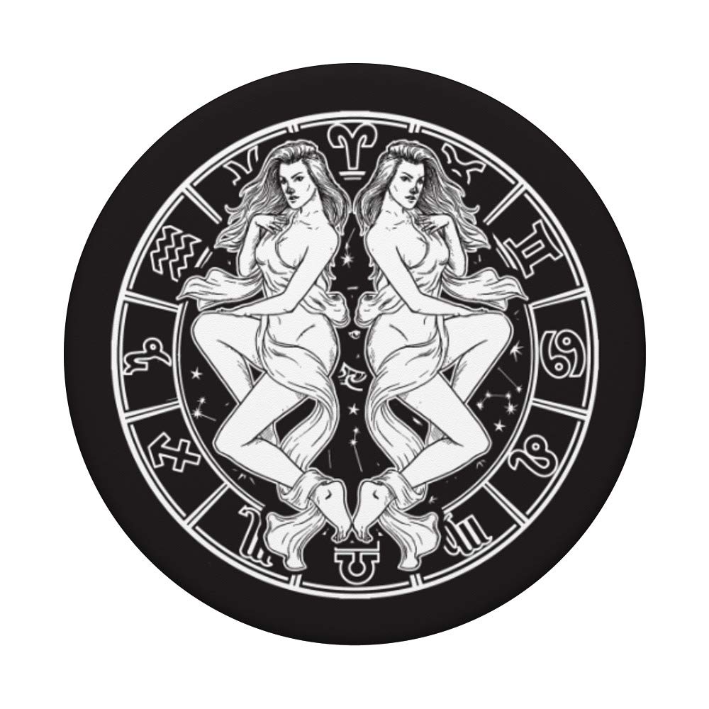 Gemini Zodiac Sign Phone Holder - Car Air Vent & Dashboard Mount for iPhone & Samsung - Perfect for Driving, Travel & Hands-Free Navigation