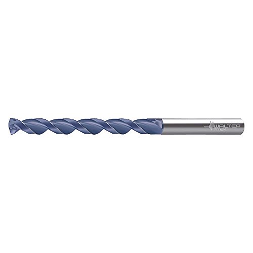 Walter AG A1276TFL-12 Carbide Jobber Length Drill Bit - 12.00mm Size, 140° Point Angle, TiAlN Coating for Metalworking & Precision Drilling - Perfect for CNC Machining, Automotive & Industrial Applications