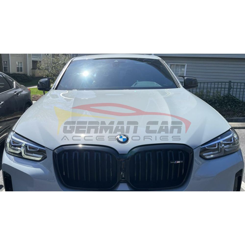 2018+ BMW X3 X4 Carbon Fiber M Style Mirror Caps Replacement for G01 G02 Models - Upgrade Your Ride with Sleek & Durable Exterior Accessories for Enhanced Style & Performance