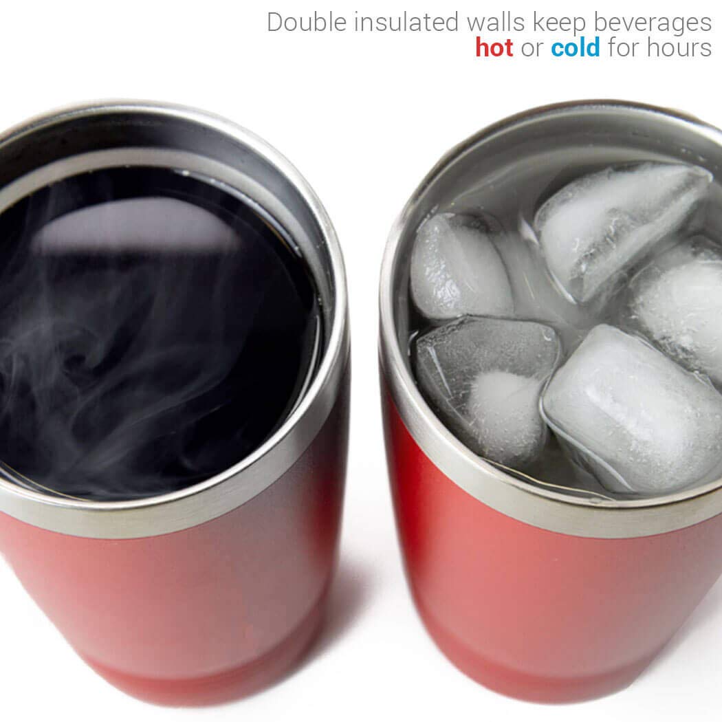 ChalkTalkSPORTS 20 oz Double Insulated Softball Tumbler Cup - Leakproof Stainless Steel Travel Mug for Softball Players & Coaches - Perfect for Games, Practices & Tailgating (Red)
