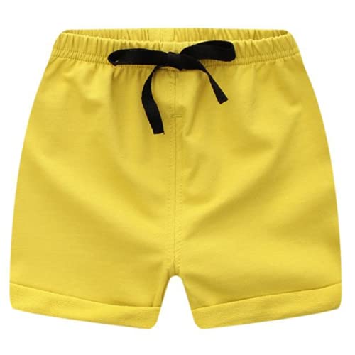 Boys Girls Cotton Shorts 3 Pack - Summer Active Shorts for Toddlers Playtime