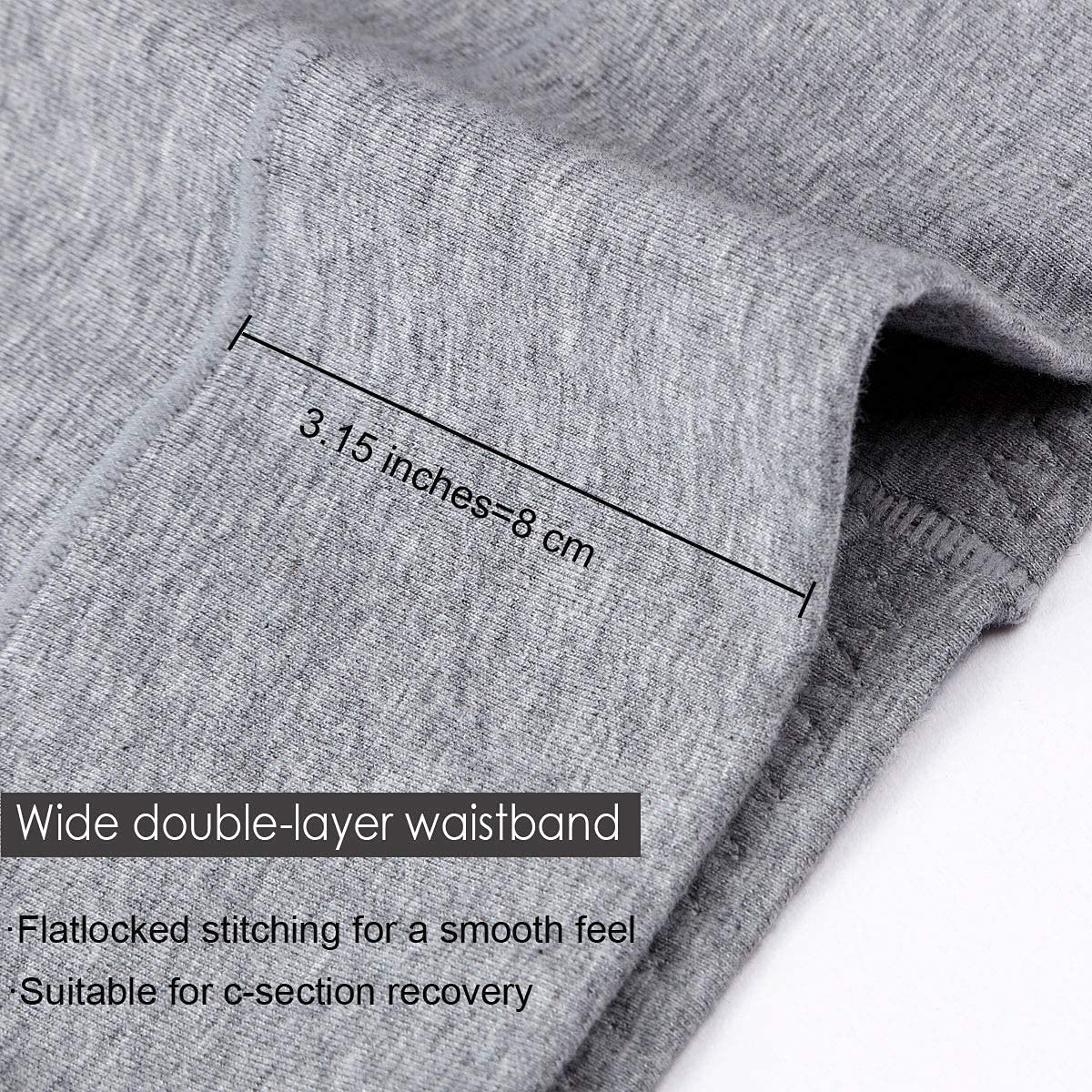Women's Cotton Mid Waist Underwear - No Muffin Top Full Coverage Briefs - Soft Breathable Ladies Panties (Multipack) - Perfect for Everyday Wear, Workout & Sleep