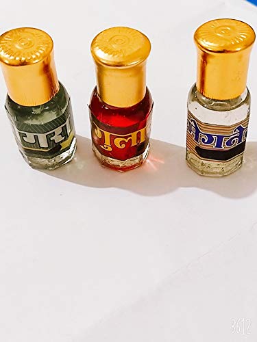 Generic Itra Perfume Oil for Pooja, Prayer & Personal Use - 6 Pack (10ml Each Bottle) - Perfect for Religious Ceremonies, Meditation & Daily Fragrance