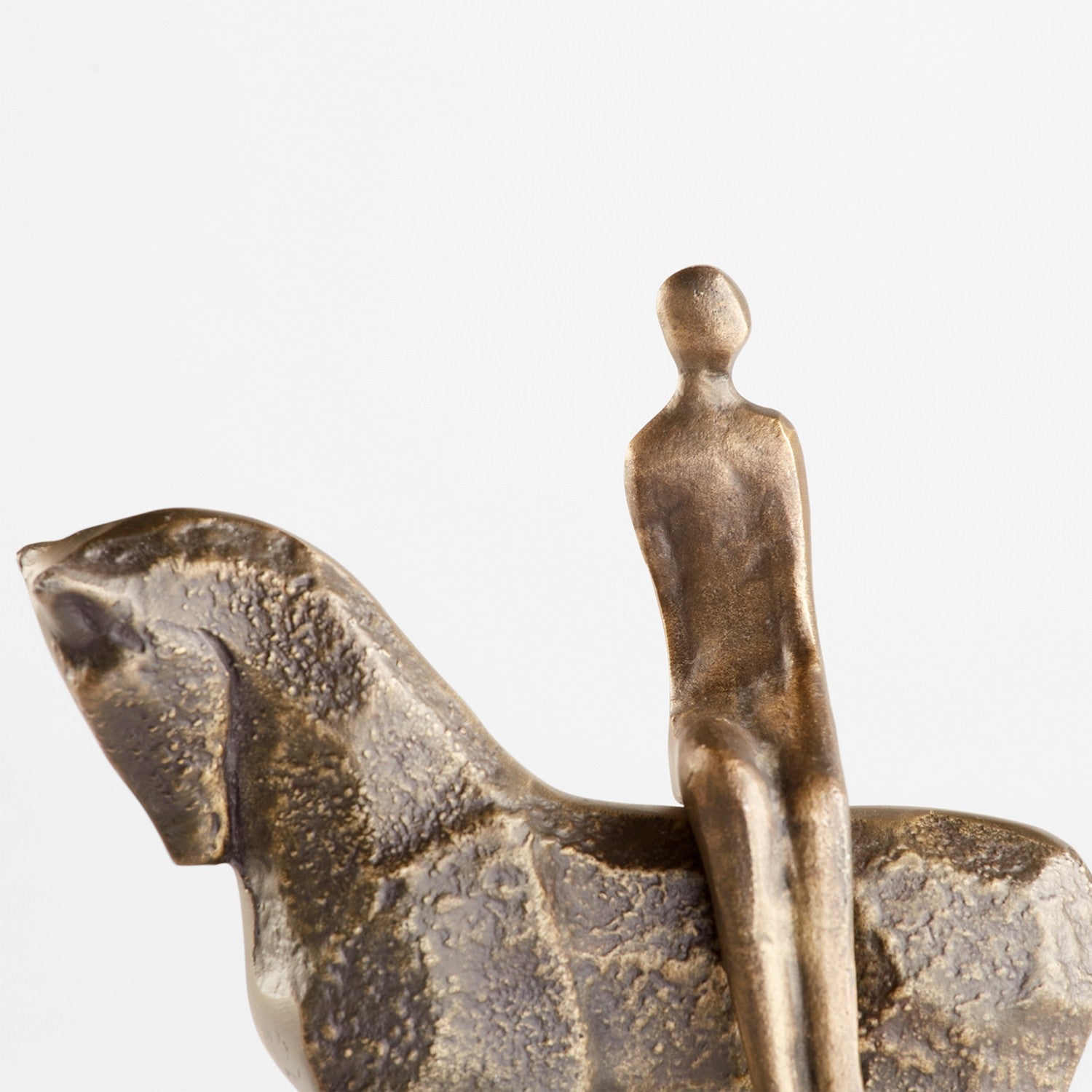 Cyan Design 11503 Godiva Sculpture - White, Bronze & Black Figurine for Home Decor | Elegant Statue for Living Room, Office & Gift Giving