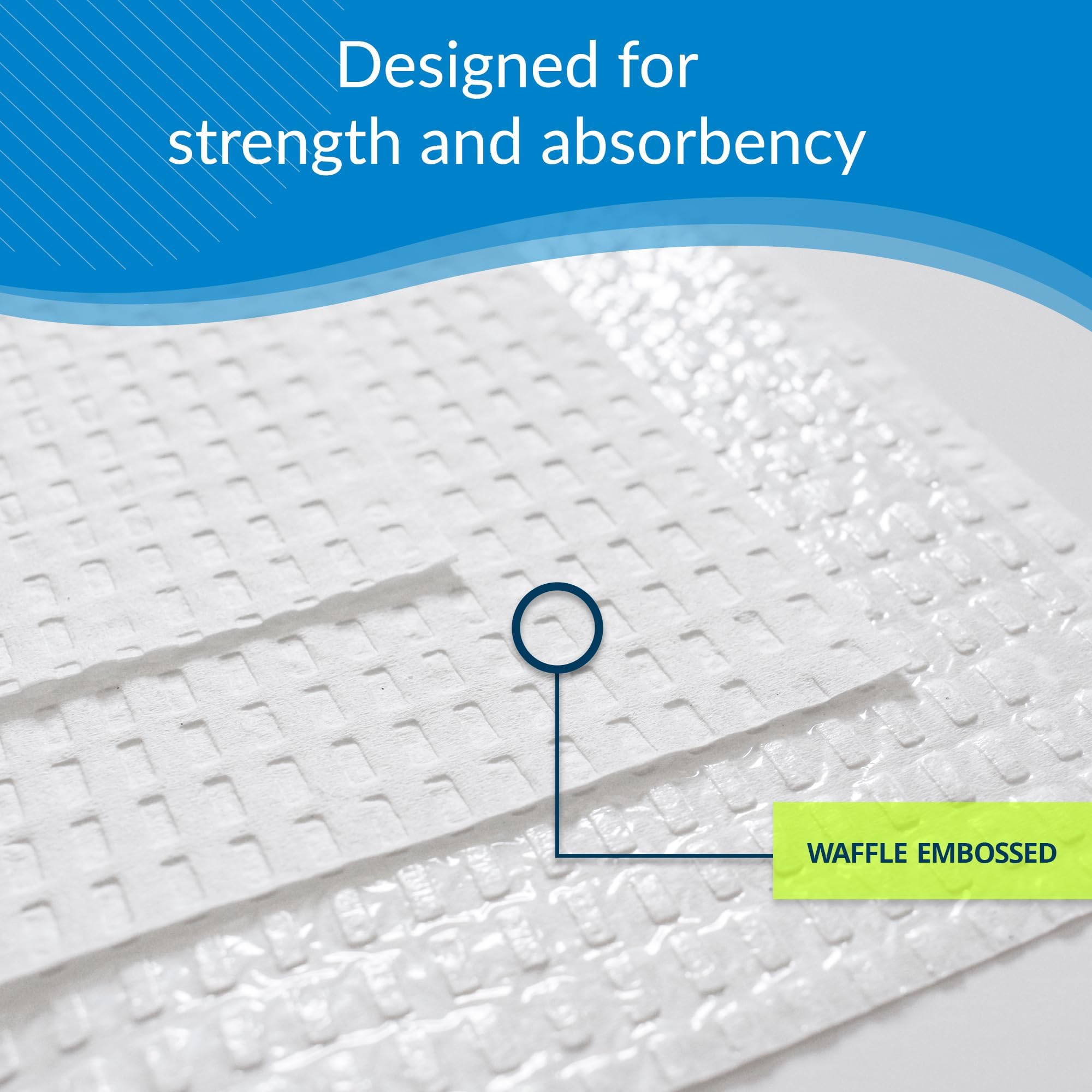 **TIDI 1081 Avalon Disposable Dental Bibs, White, 4 Layers, 13” x 18” (Pack of 500) – 3-Ply Tissue with Poly Back for Leak Protection – Embossed Design – Ideal for Dental Clinics, Nail Salons & Tattoo Studios**