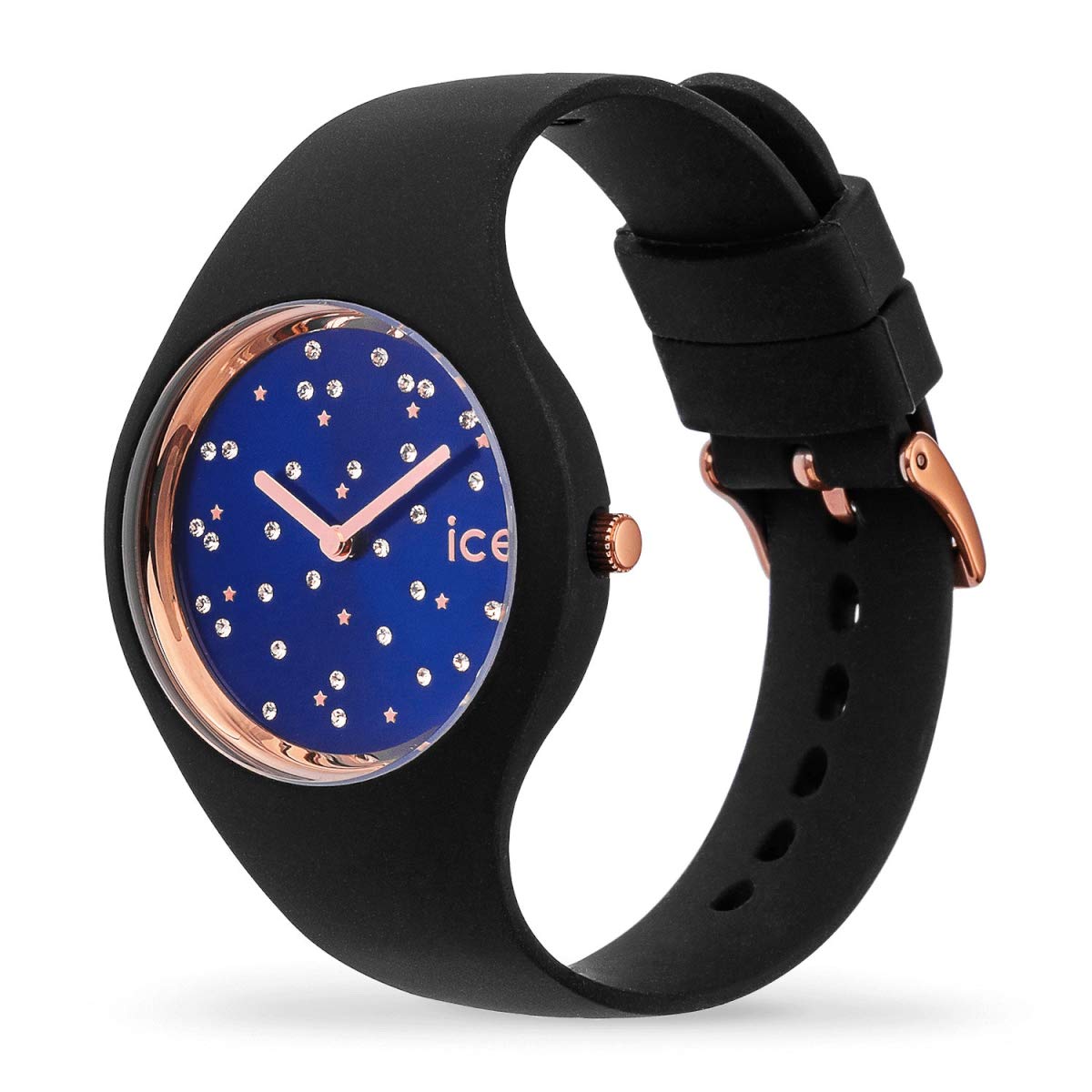 ICE-WATCH ICE Cosmos Star Deep Blue Women's Wristwatch with Silicone Strap - Stylish Waterproof Watch for Everyday Wear, Work & Outdoor Activities