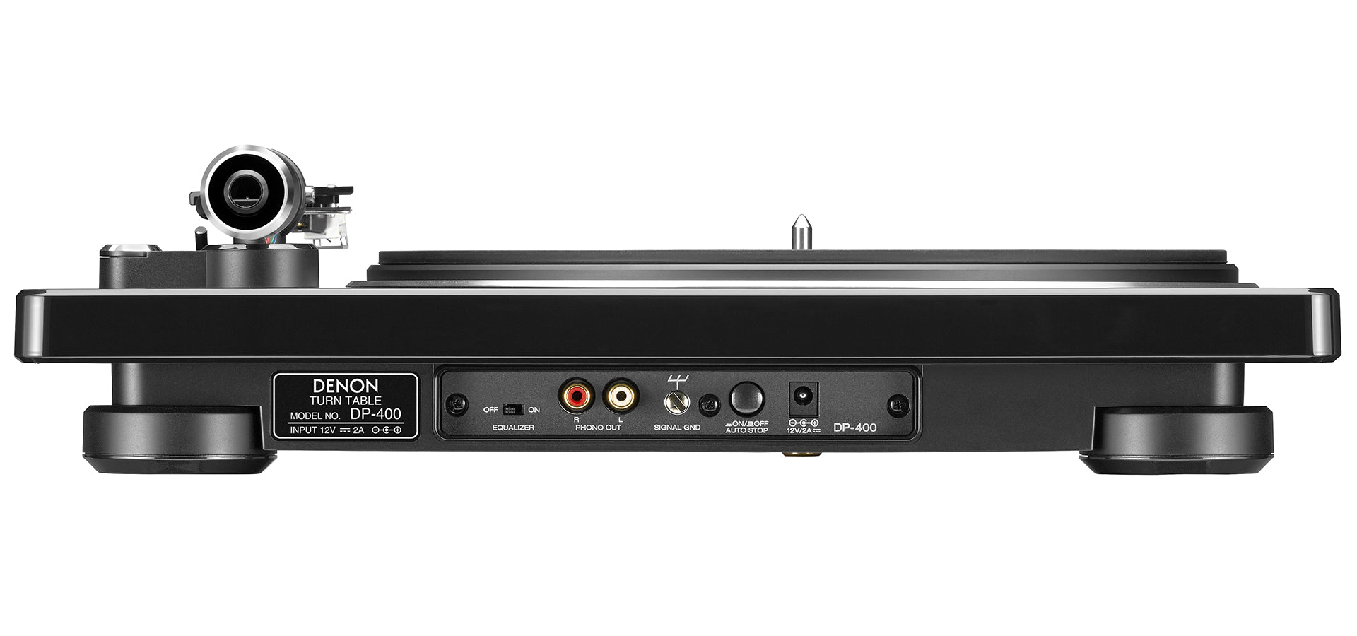 Denon DP-400 High Fidelity Automatic Turntable with Speed Sensor - Perfect for Vinyl Record Lovers & Home Audio Systems