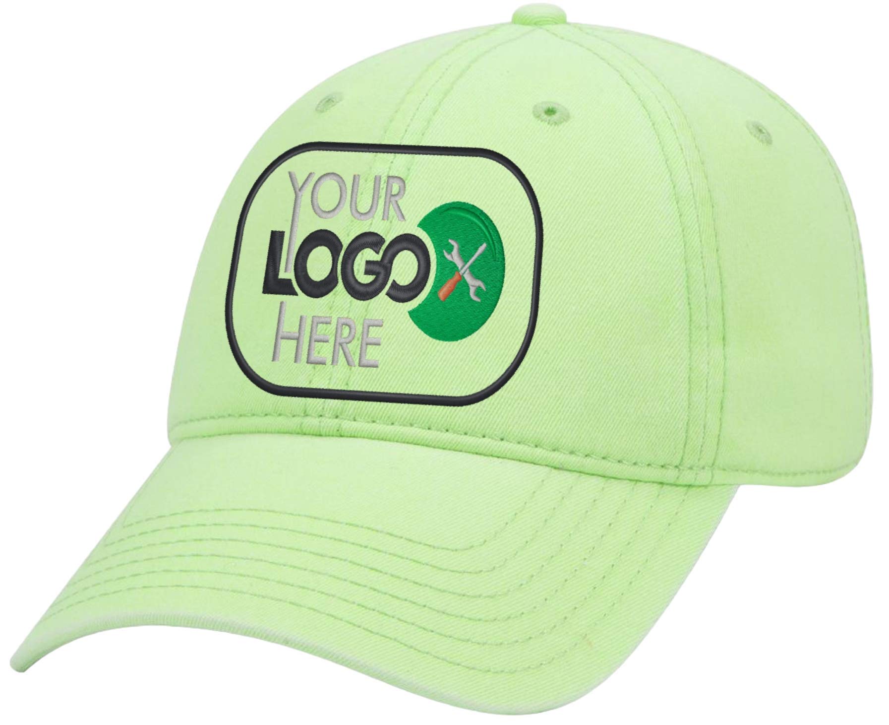 Custom Embroidered Dad Hat with Adjustable Buckle - Bulk Wholesale Unstructured Baseball Caps for Promotions, Events & Team Branding