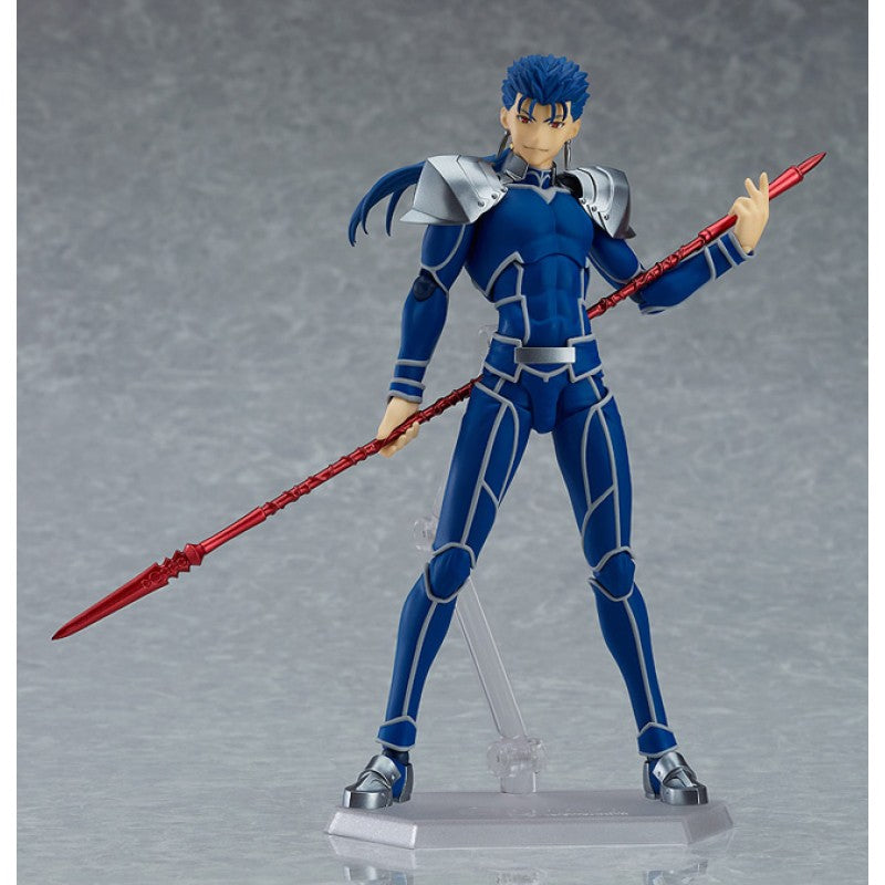 Fate/Grand Order Figma #375 Lancer Cu Chulainn Action Figure - Collectible Anime Model for Display & Role-Playing Scenes
