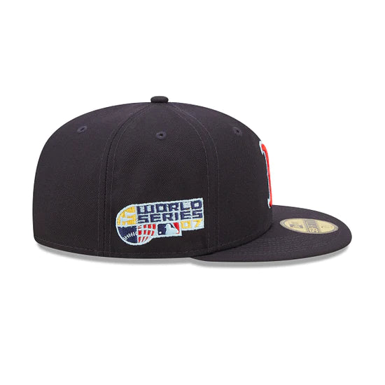 Boston Red Sox 2007 World Series Champions Navy Blue 59FIFTY Fitted Hat for Men - Perfect for Baseball Games, Sports Events & Casual Wear